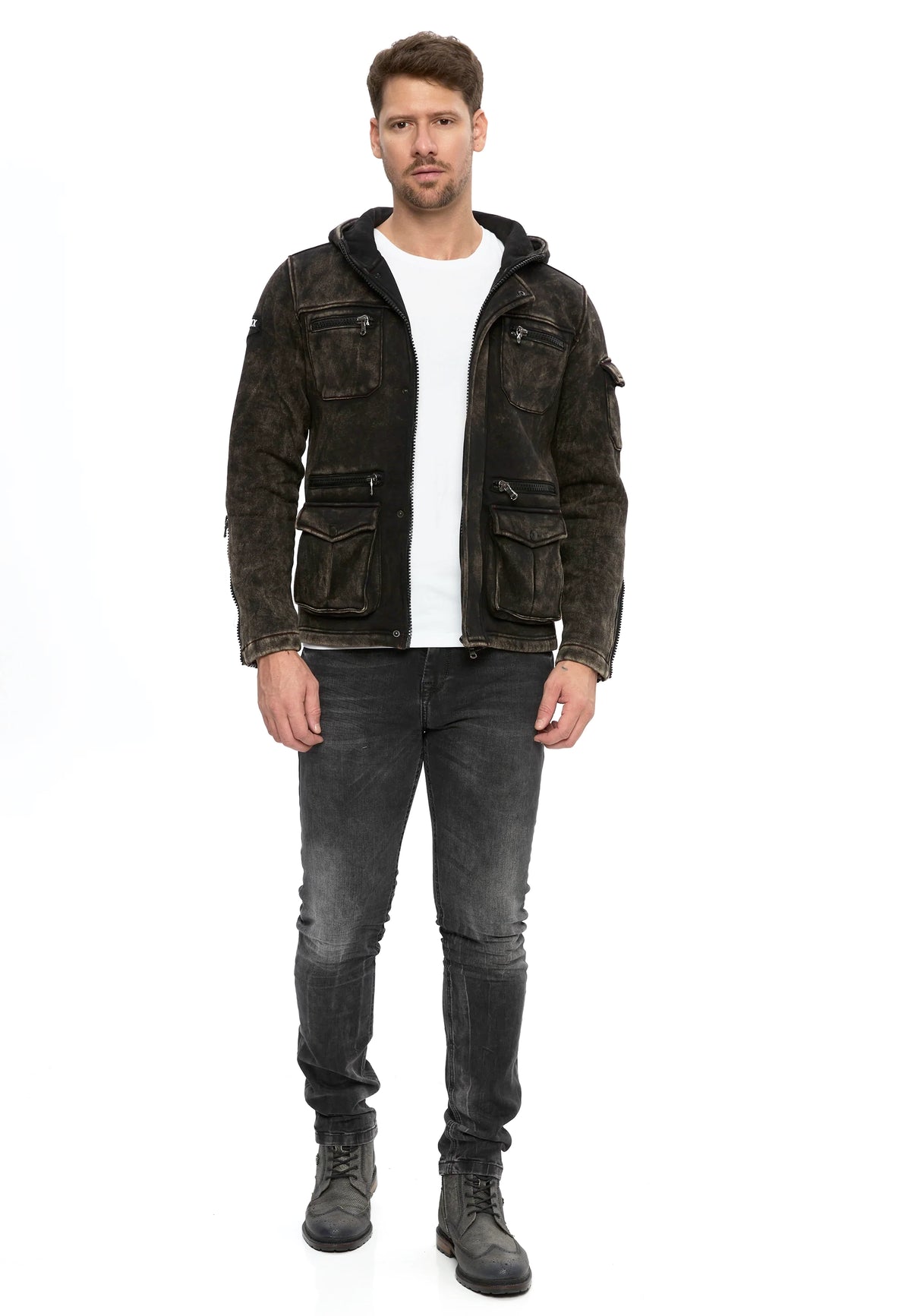 Cipo & Baxx Herren Sweatjacke REMO CL611