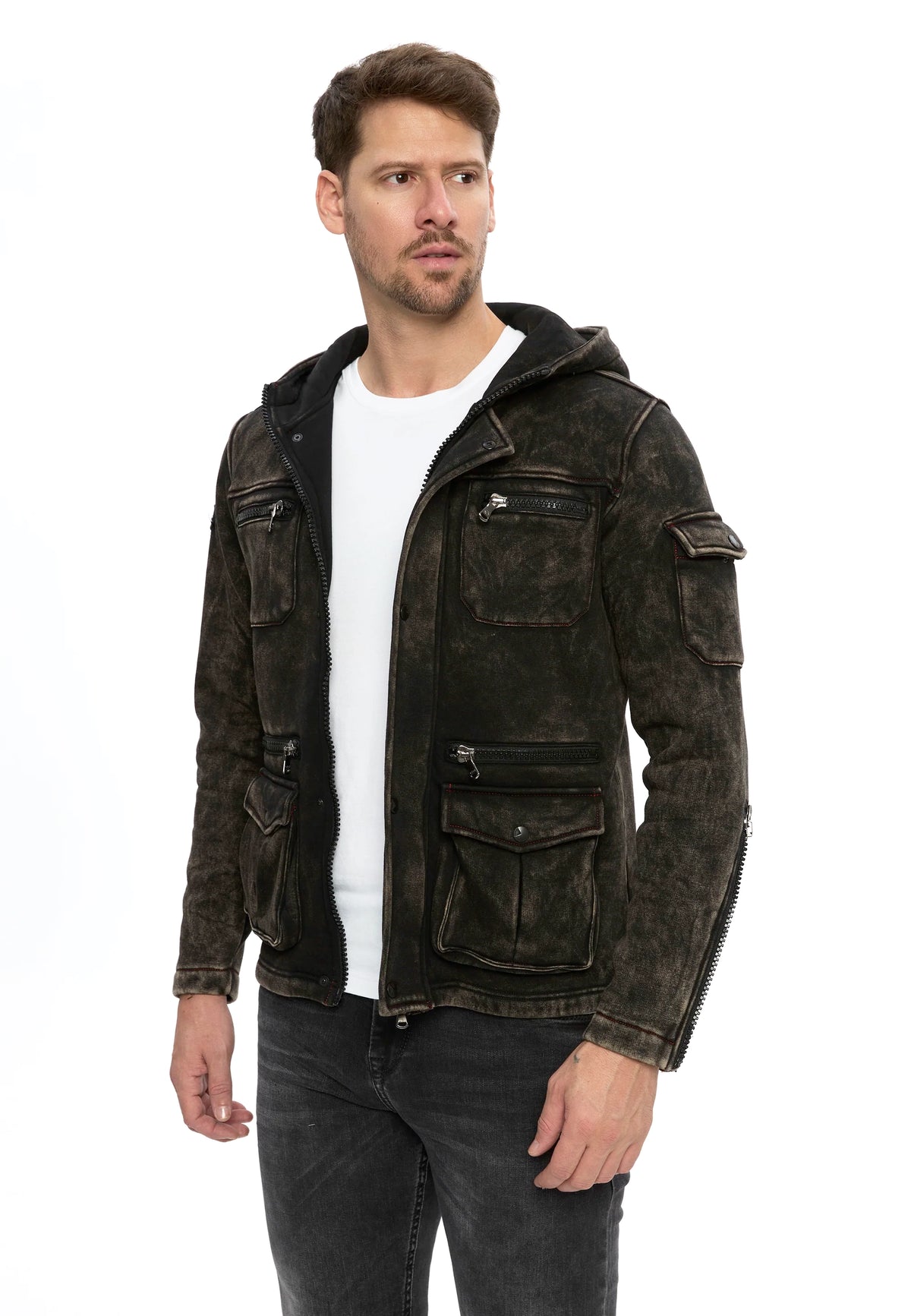 Cipo & Baxx Herren Sweatjacke REMO CL611