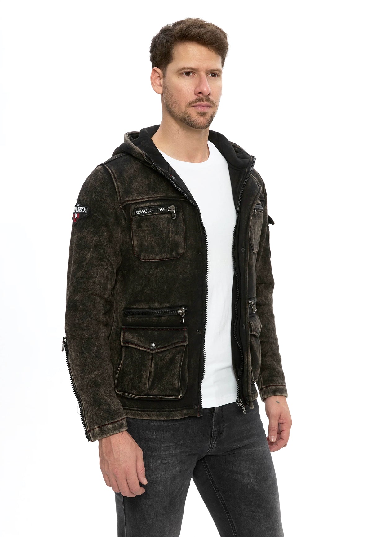 Cipo & Baxx Herren Sweatjacke REMO CL611