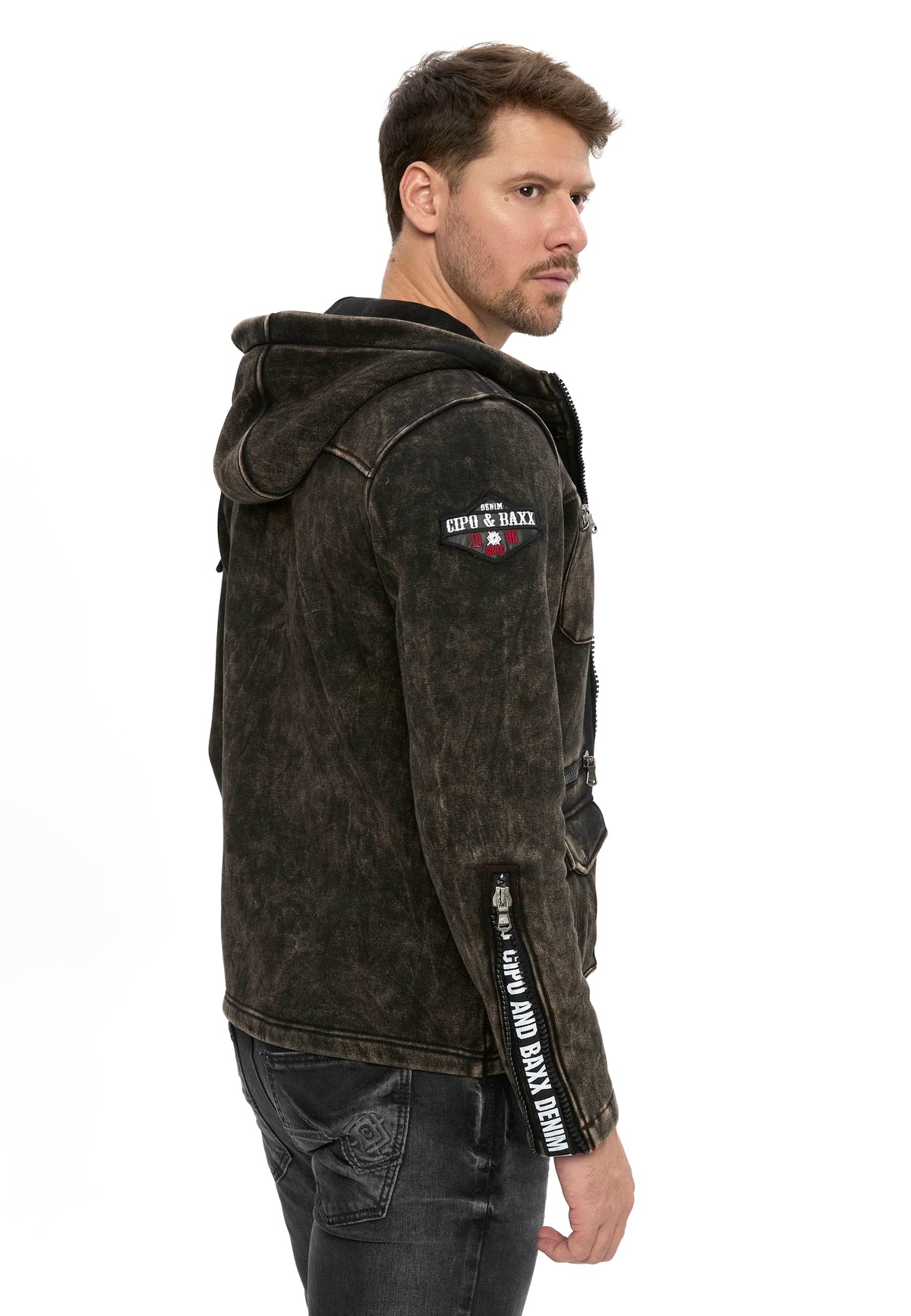Cipo & Baxx Herren Sweatjacke REMO CL611