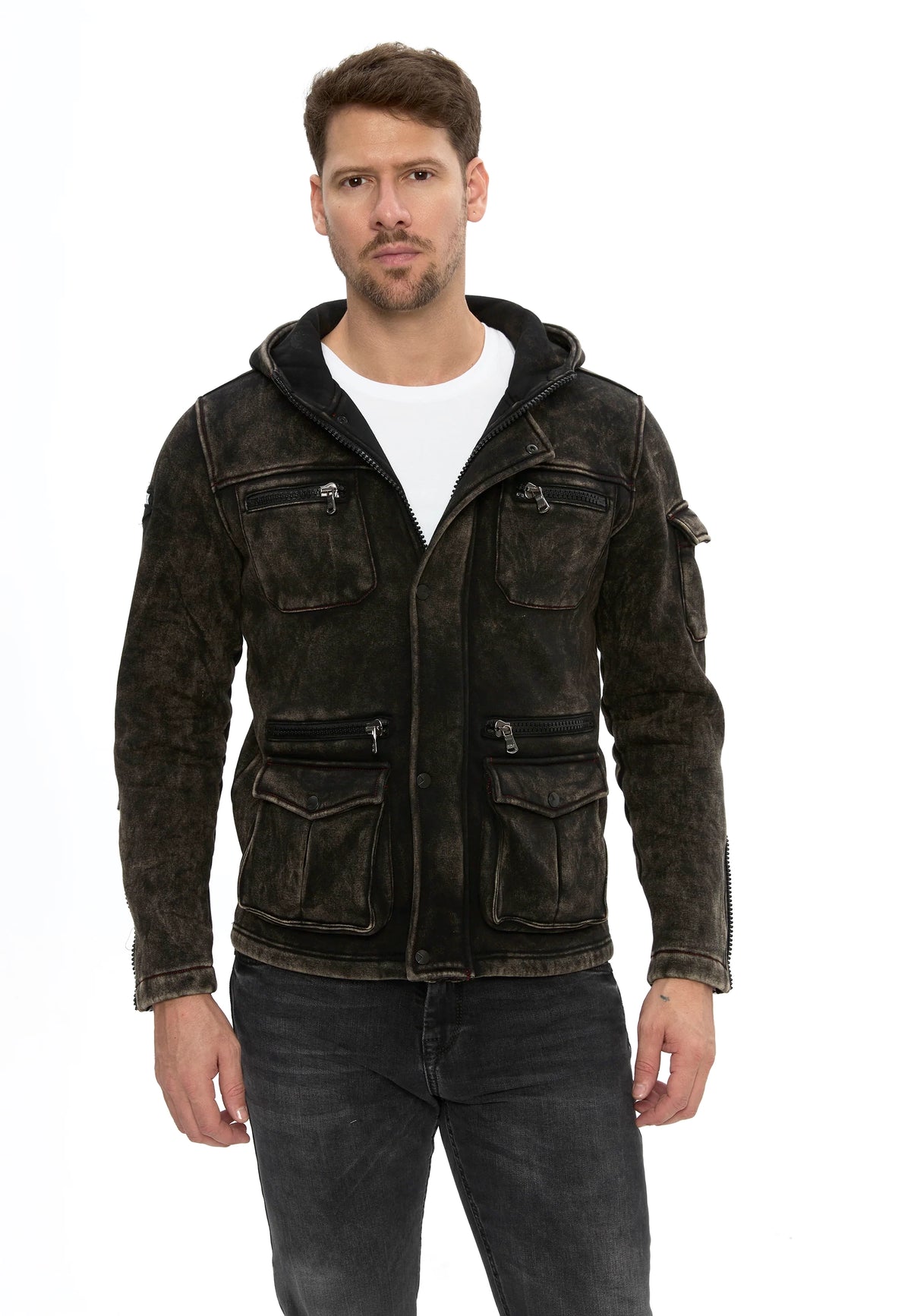 Cipo & Baxx Herren Sweatjacke REMO CL611