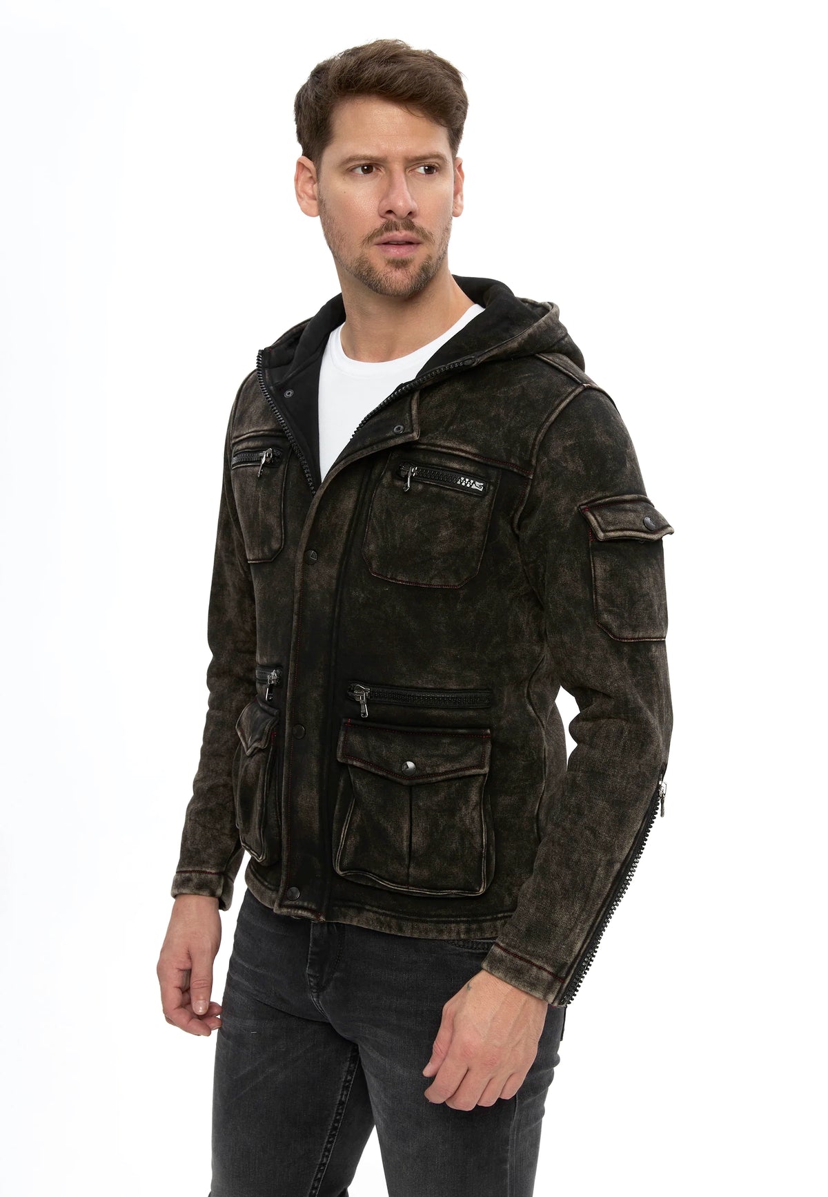Cipo & Baxx Herren Sweatjacke REMO CL611