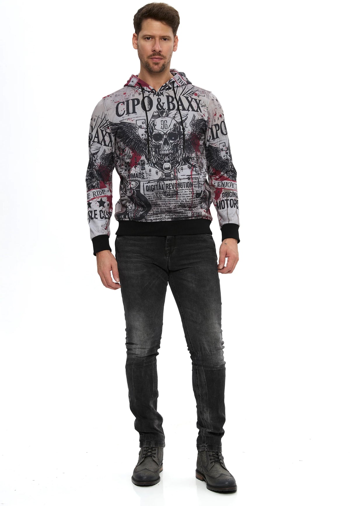 Cipo & Baxx NORMAN Herren Hoodie CL614