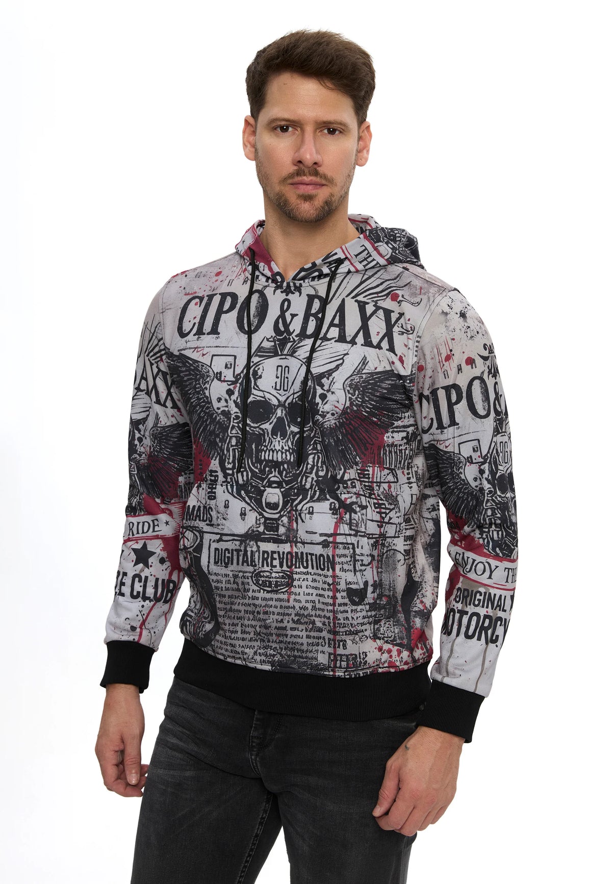 Cipo & Baxx NORMAN Herren Hoodie CL614