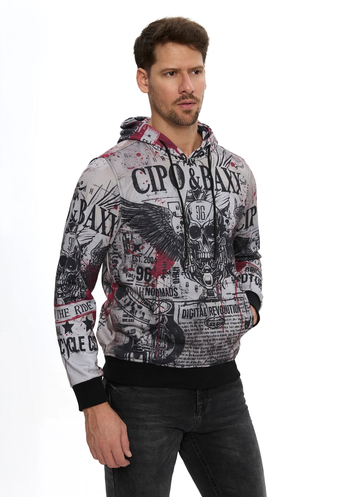 Cipo & Baxx NORMAN Herren Hoodie CL614