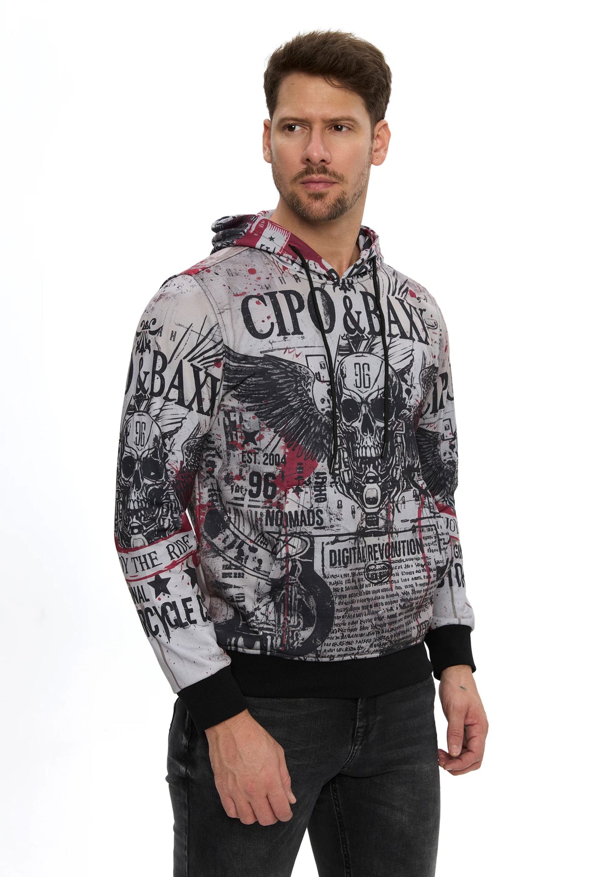 Cipo & Baxx NORMAN Herren Hoodie CL614