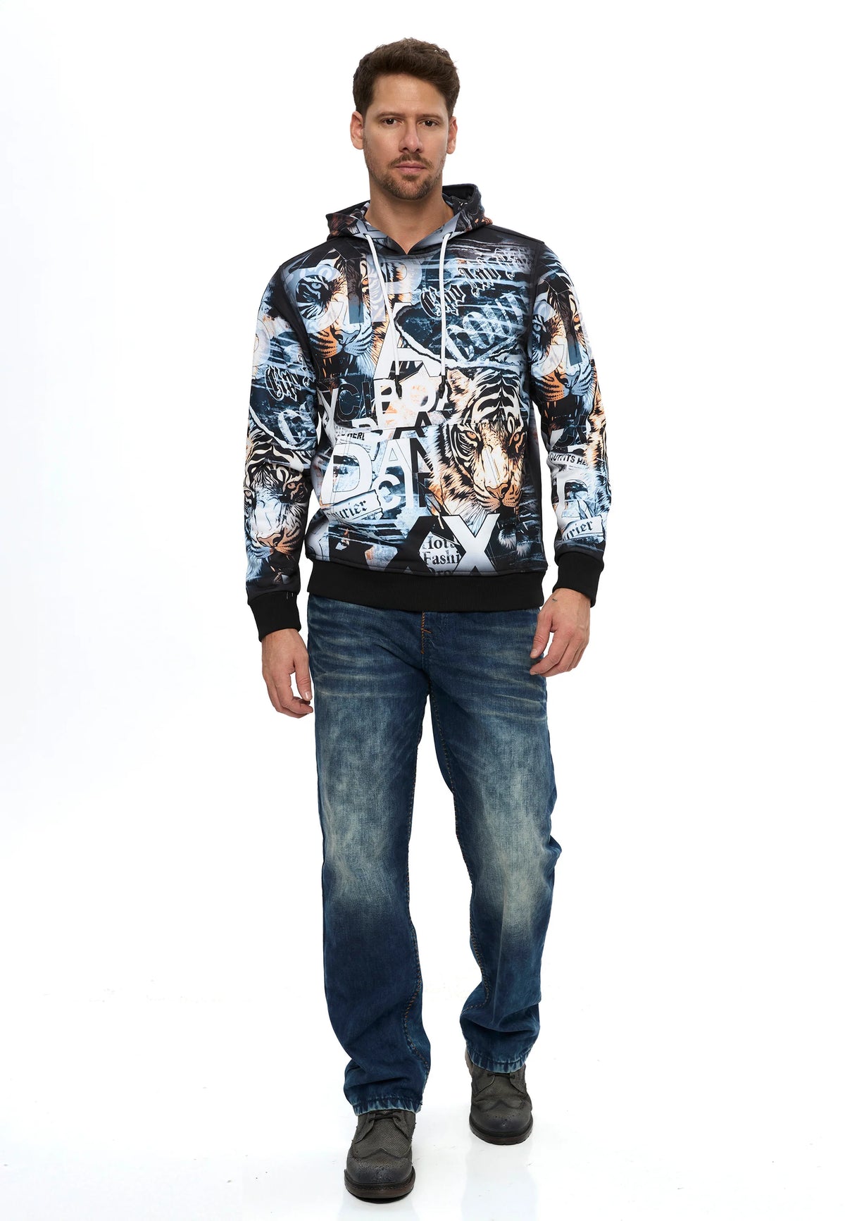 Cipo & Baxx JIM Herren Hoodie CL615
