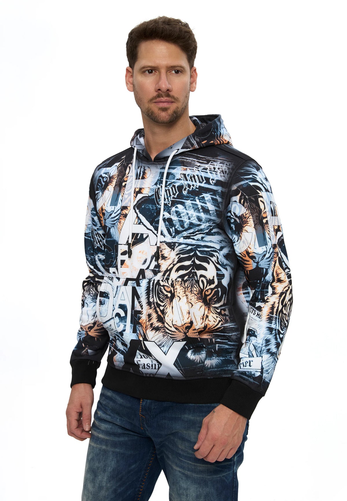 Cipo & Baxx JIM Herren Hoodie CL615