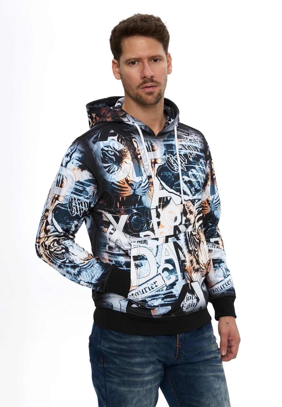 Cipo & Baxx JIM Herren Hoodie CL615