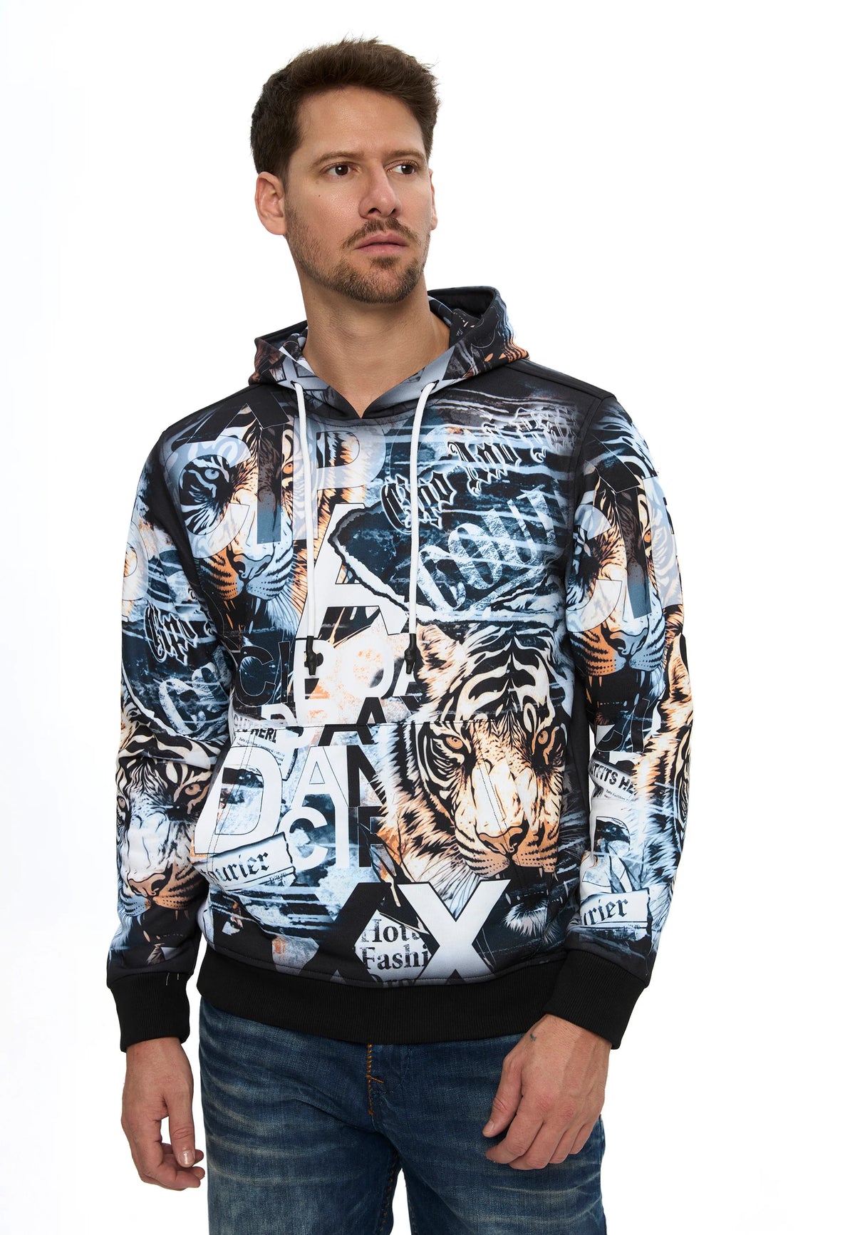 Cipo & Baxx JIM Herren Hoodie CL615