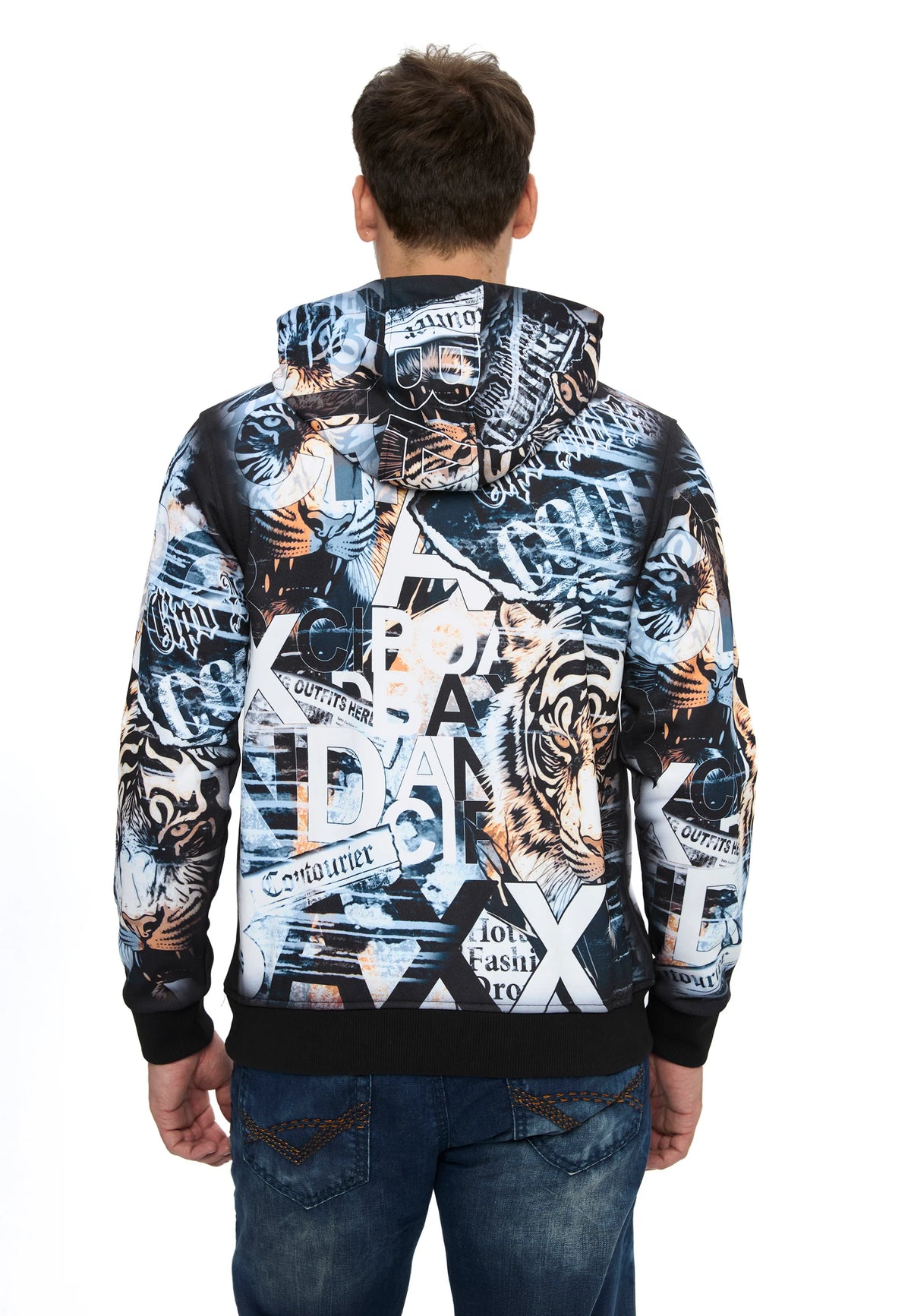 Cipo & Baxx JIM Herren Hoodie CL615