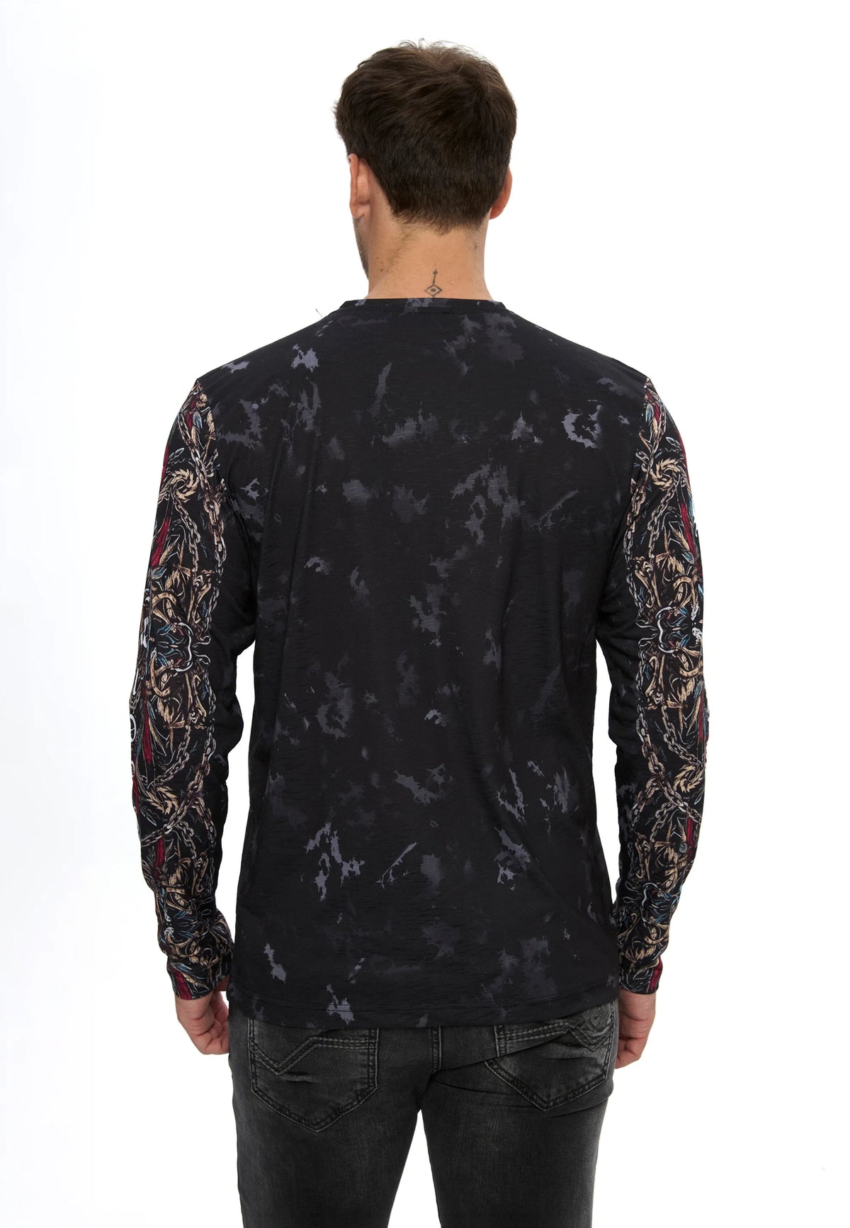 Cipo & Baxx Herren Langarmshirt FAUSTINO CL616