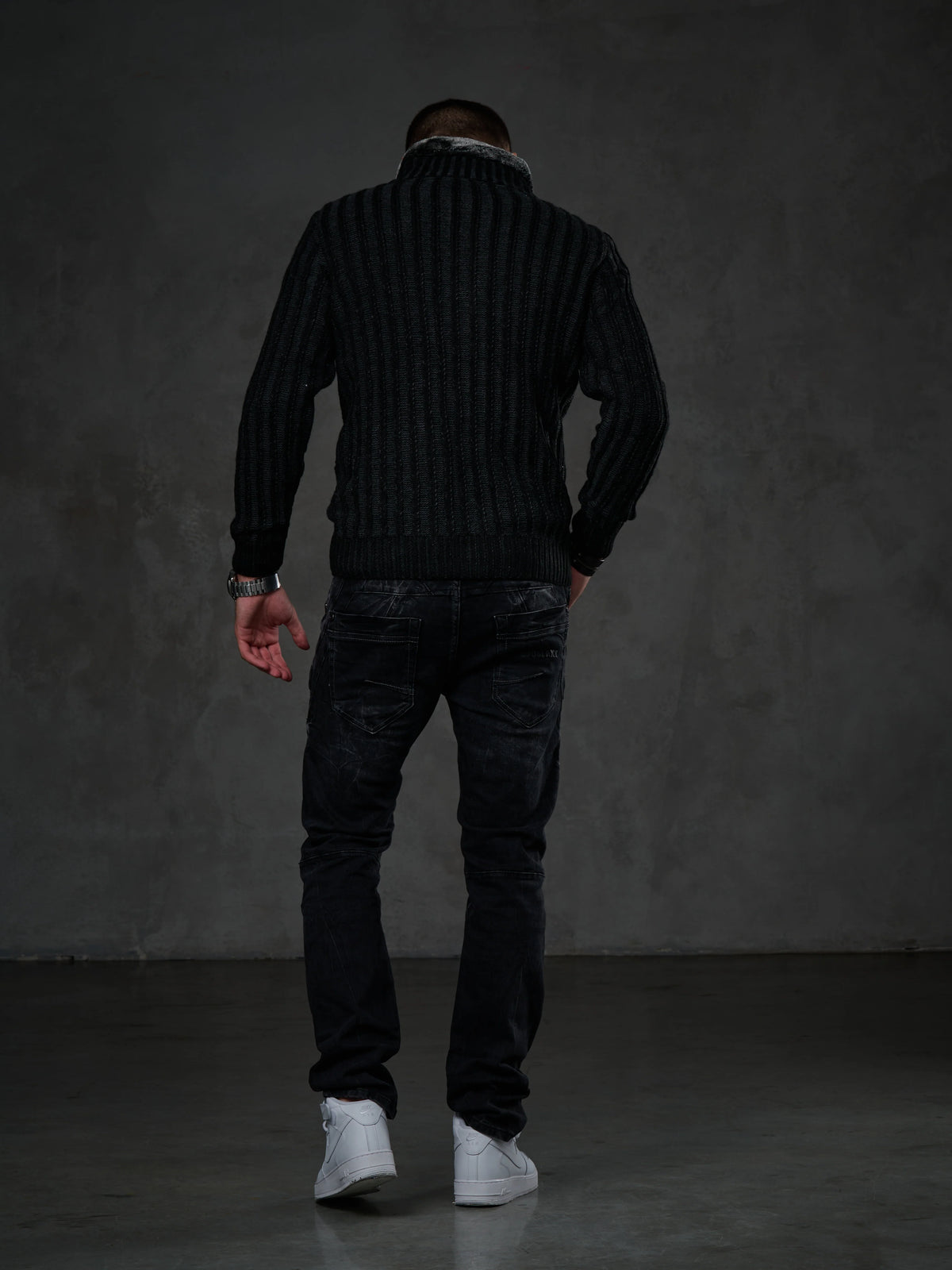 Cipo & Baxx NEPTUN Herren Strickpullover CP213