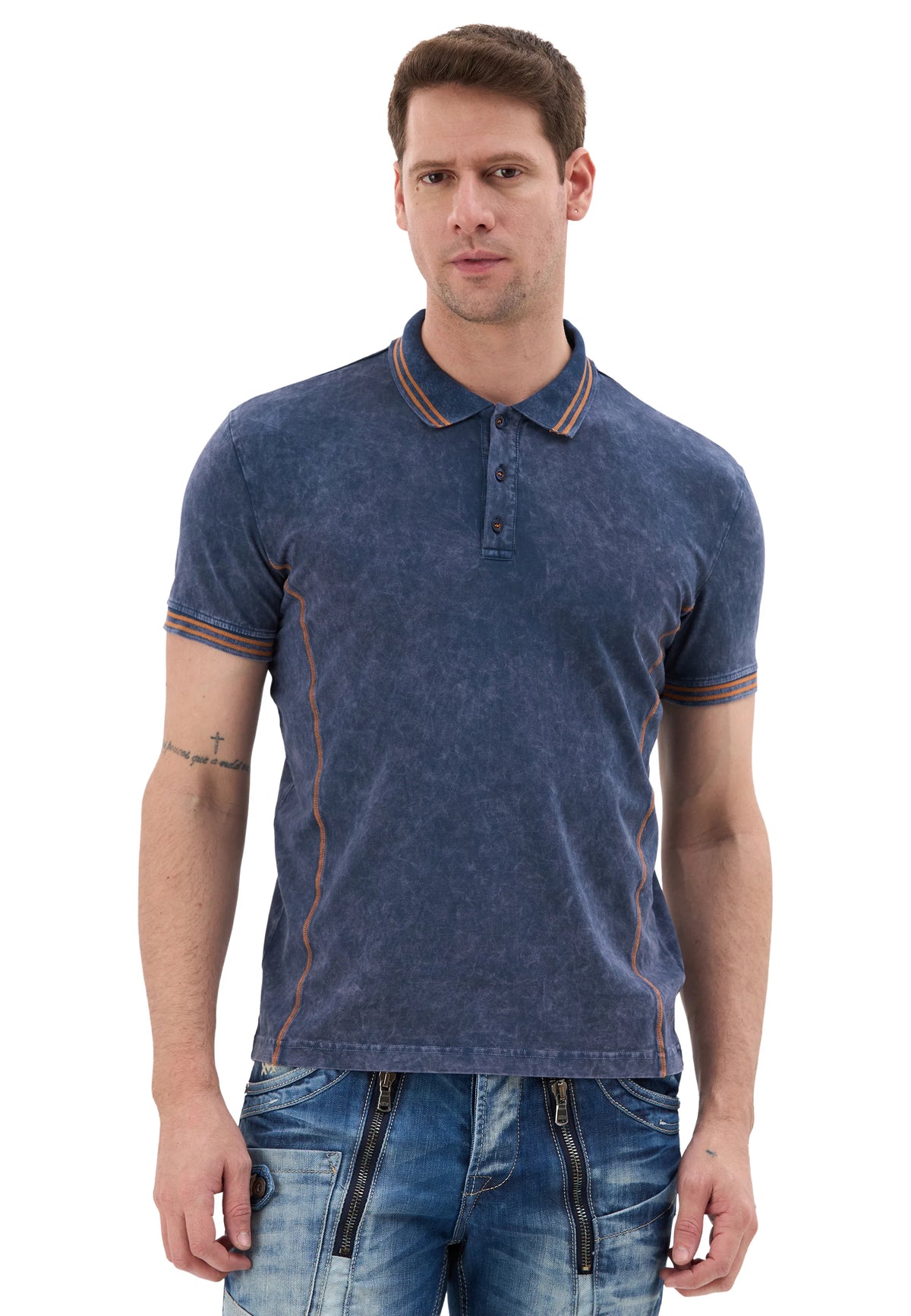 Cipo & Baxx DUSTIN Herren Polo T-Shirt CT582