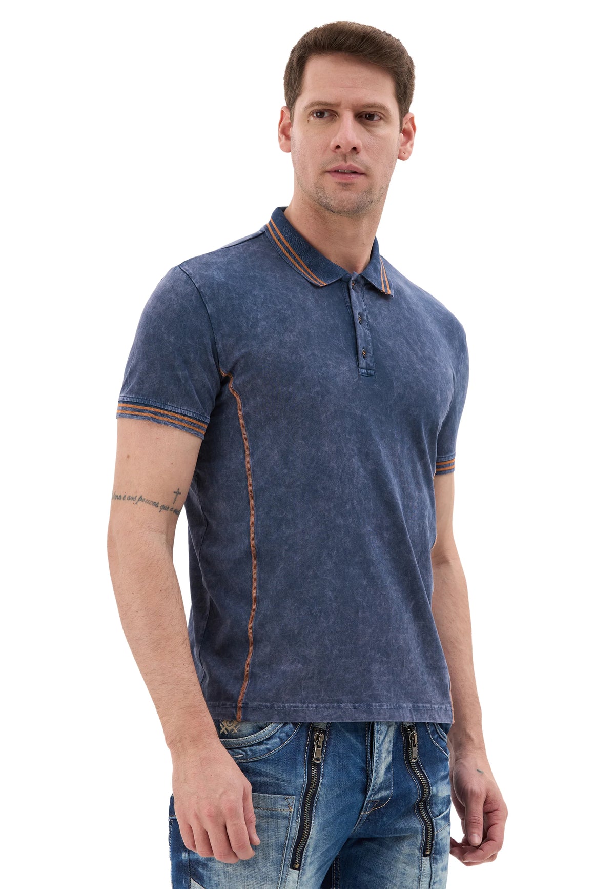 Cipo & Baxx DUSTIN Herren Polo T-Shirt CT582