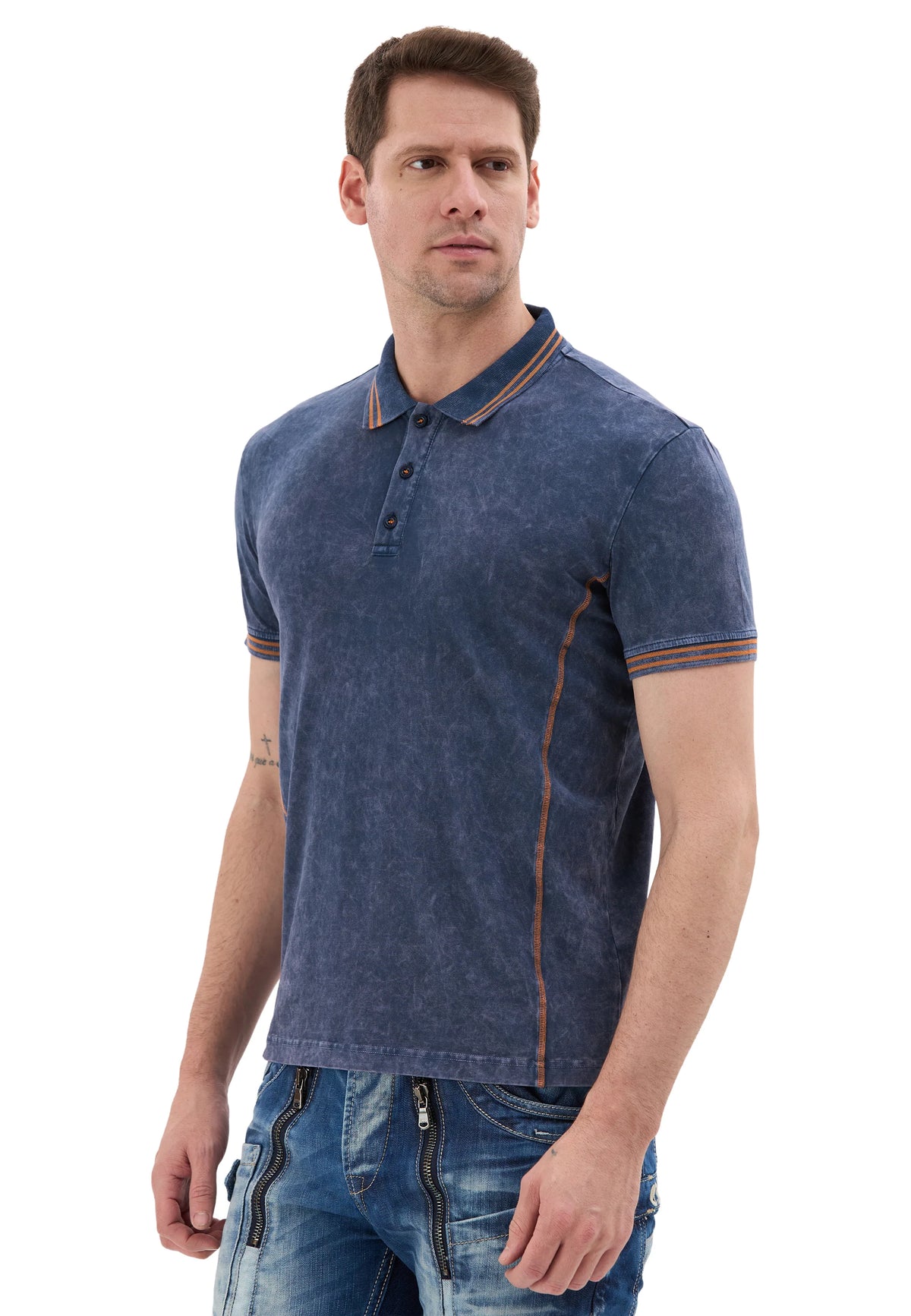 Cipo & Baxx DUSTIN Herren Polo T-Shirt CT582