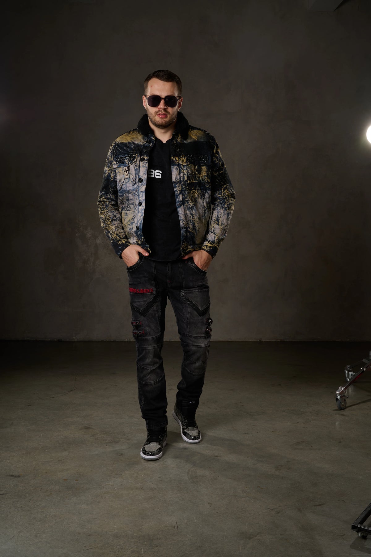 Cipo & Baxx Men's Denim Jacket EVERETT Denim CJ245