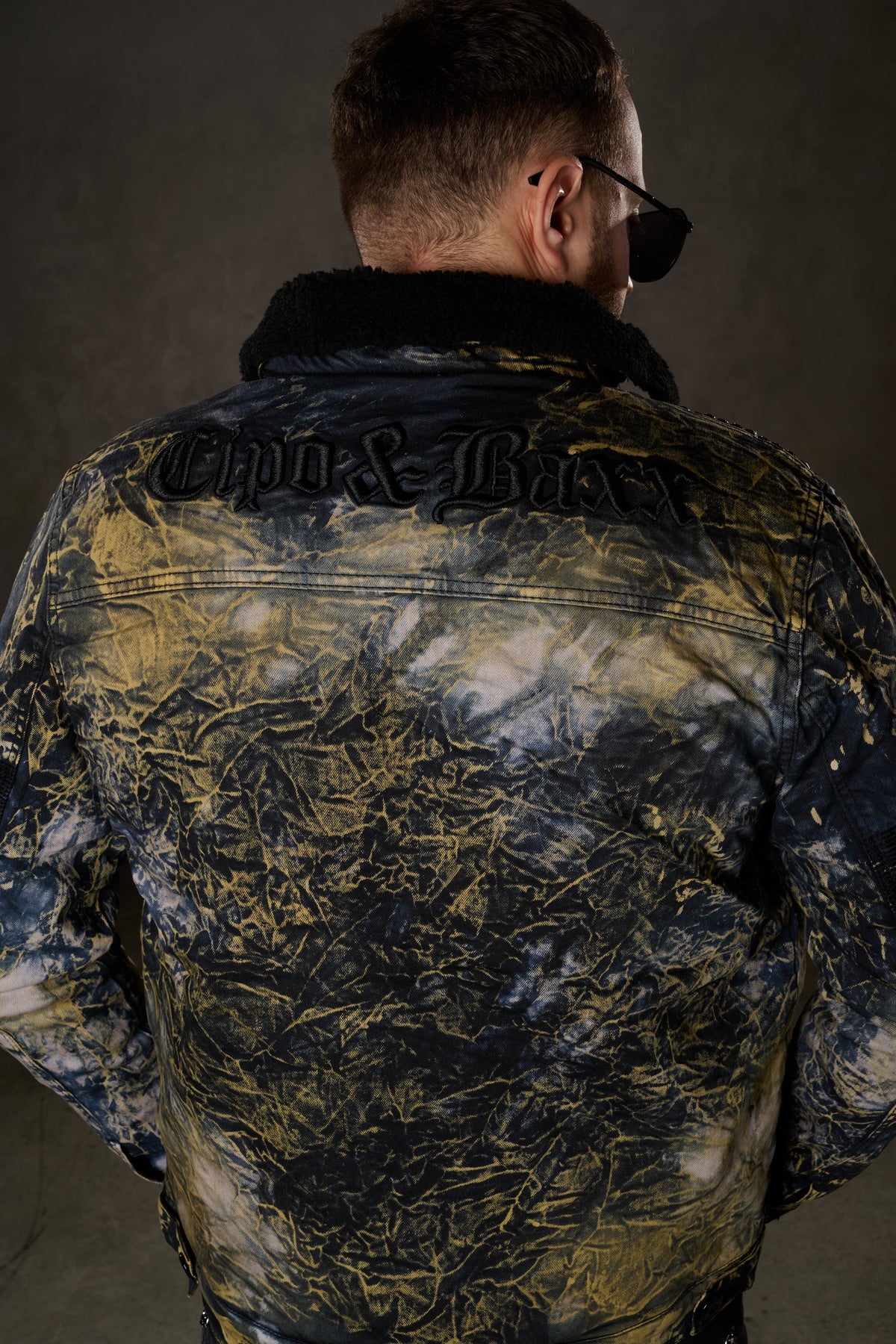 Cipo & Baxx Men's Denim Jacket EVERETT Denim CJ245