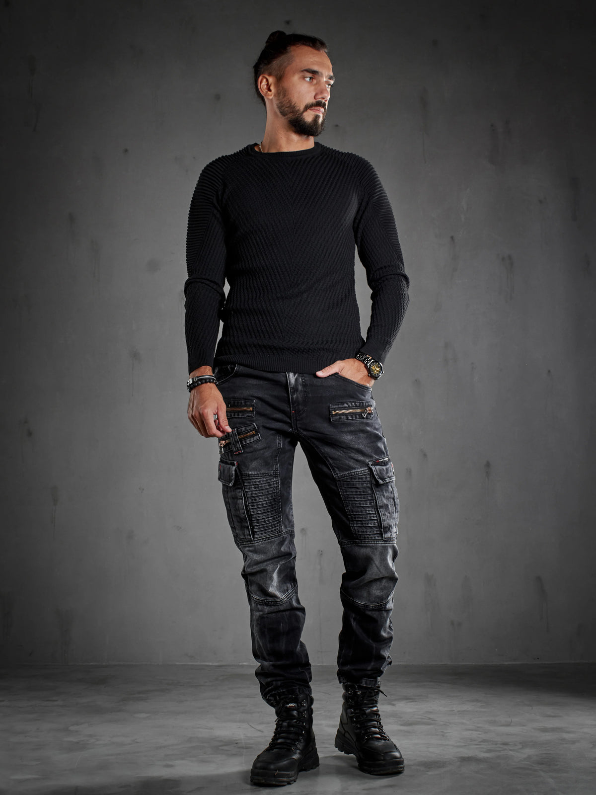 Cipo & Baxx Herren Cargo Jeans CARLO CD798