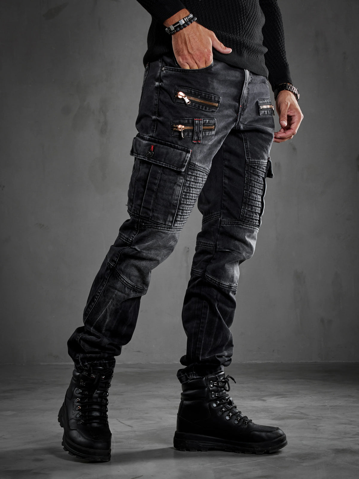 Cipo & Baxx Herren Cargo Jeans CARLO CD798