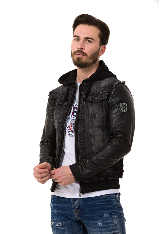 Cipo & Baxx COLBY Herren Jeans Jacke Denim C-1290 - Persvision