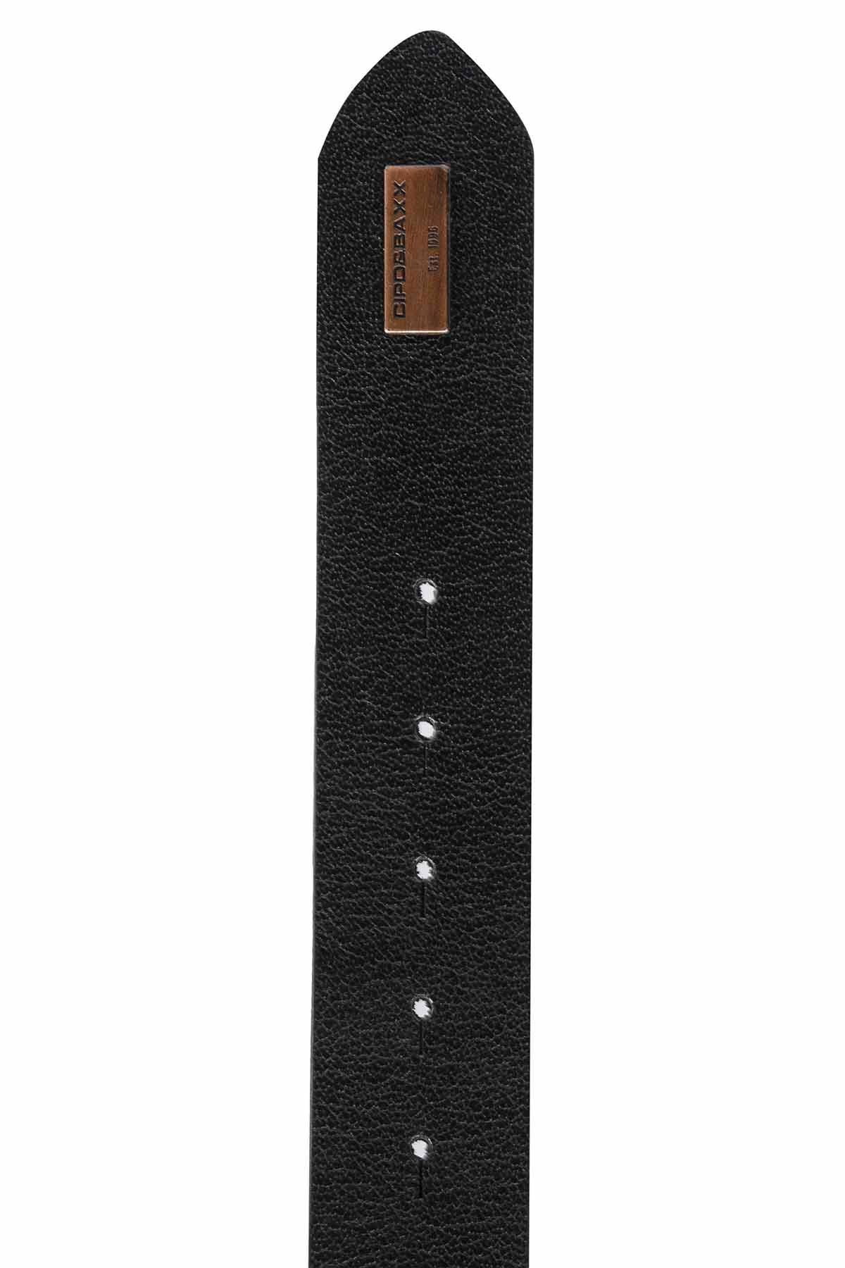 Cipo & Baxx Herren Leder Gürtel CG173 black