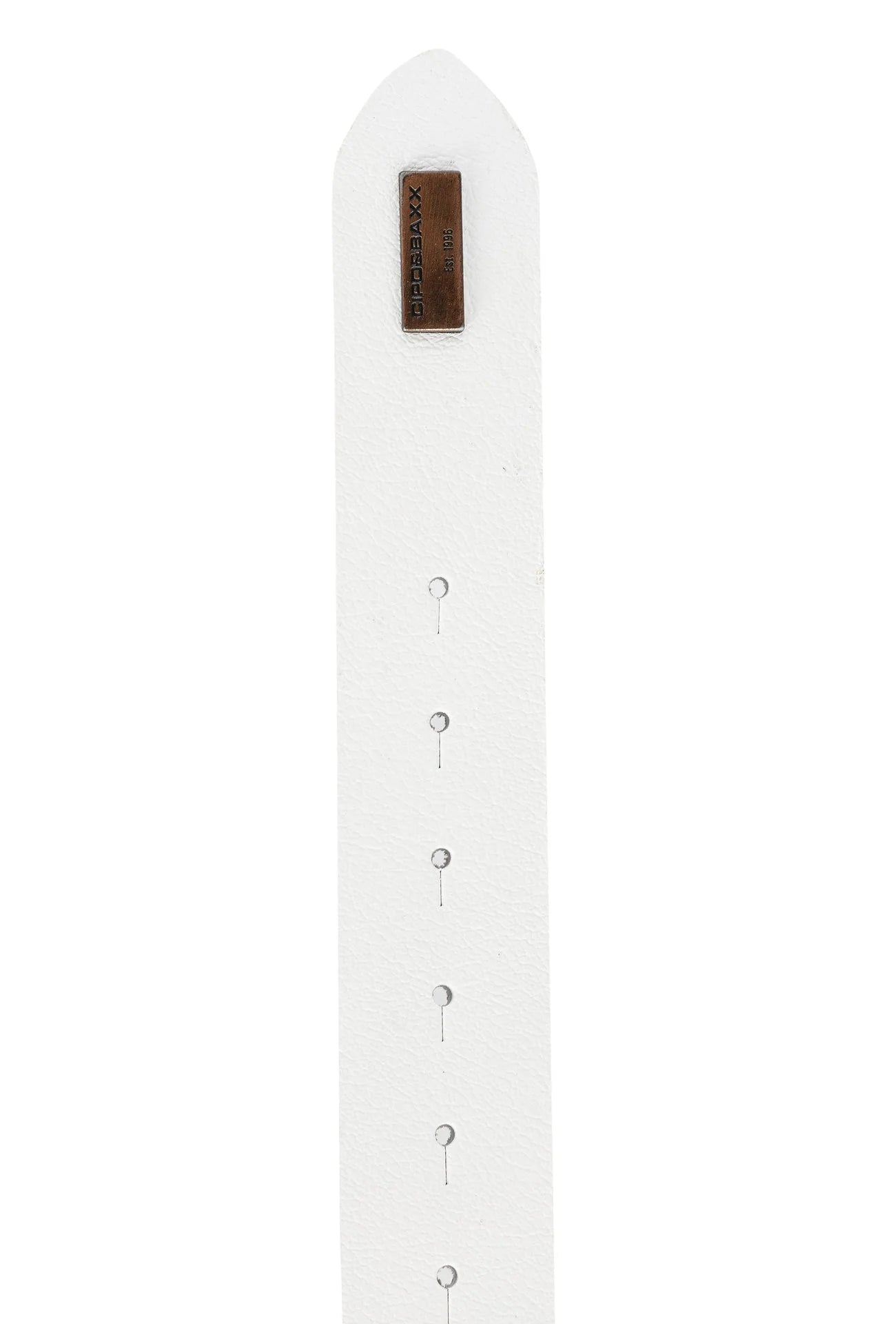 Cipo & Baxx Herren Leder Gürtel CG173 weiss