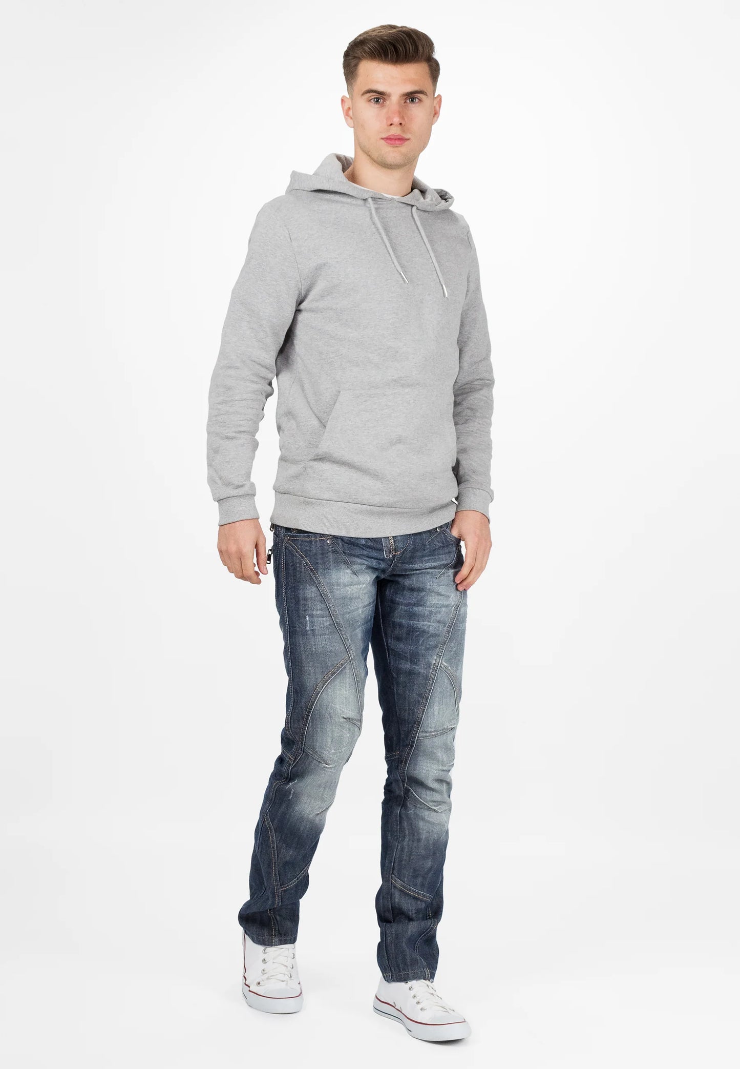 Cipo & Baxx SILVER ZIPP Herren Jeans Denim C-0751