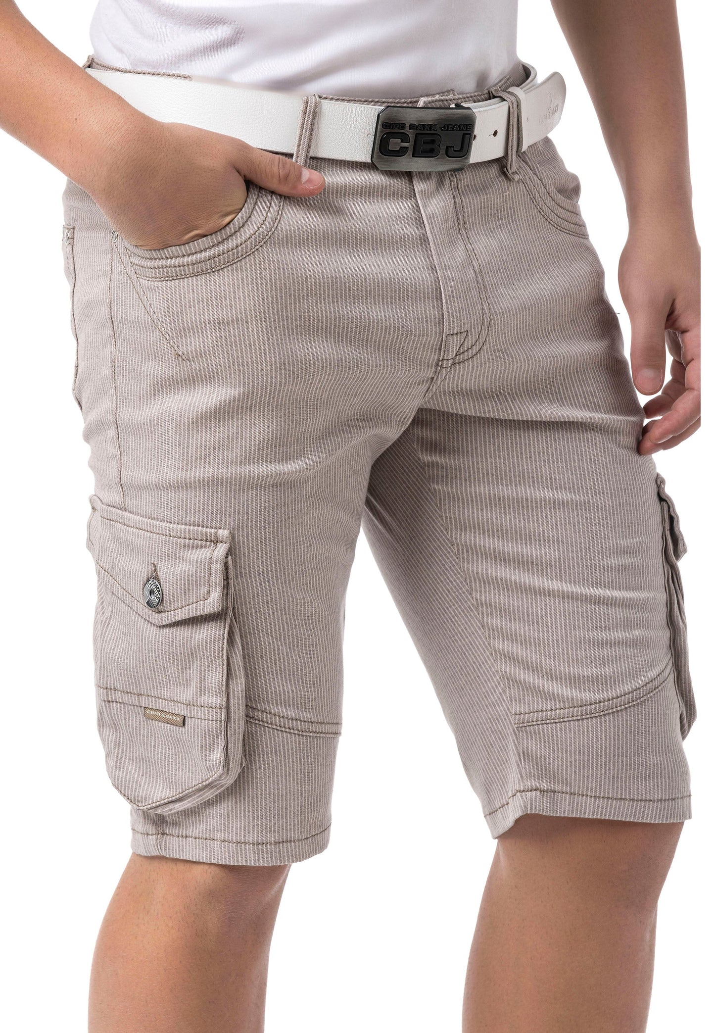 Cipo & Baxx PIRO Herren Kurze Jeans Denim CK297