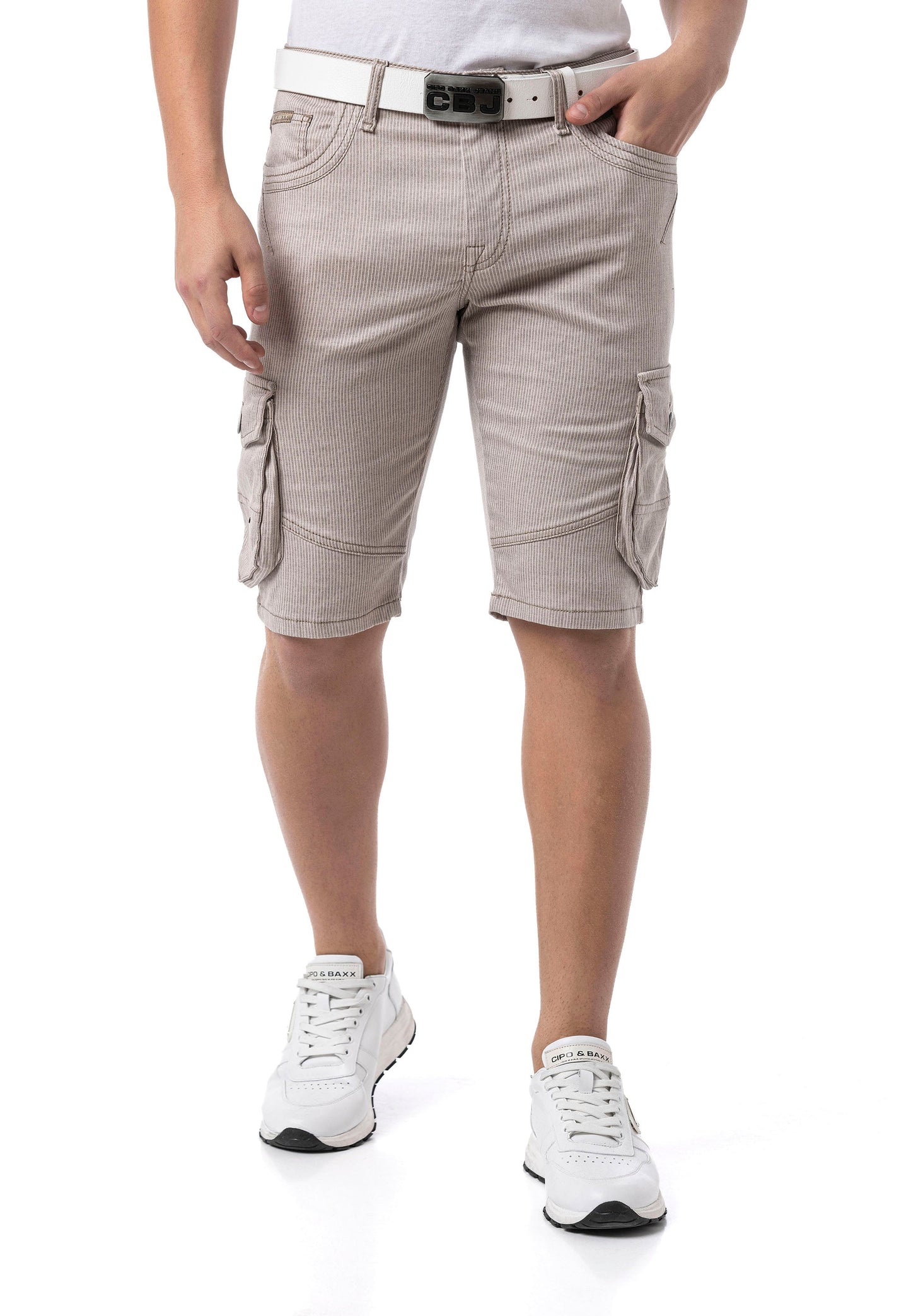 Cipo & Baxx PIRO Herren Kurze Jeans Denim CK297