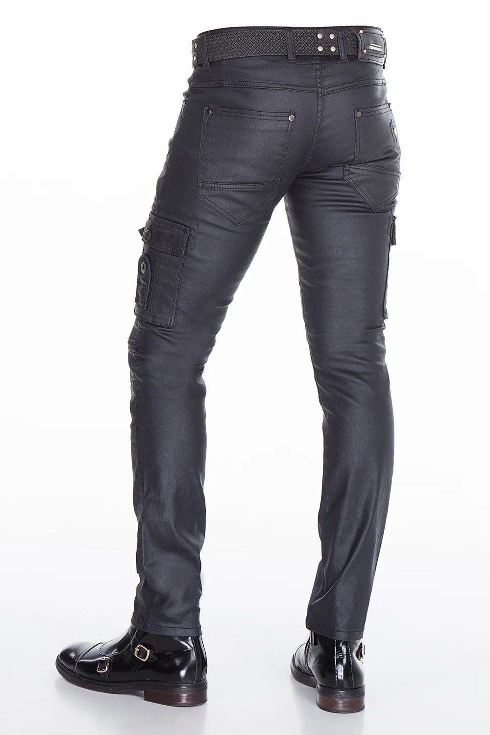 Cipo & Baxx PADUA Herren Hose Lederimitat CD405 - Persvision