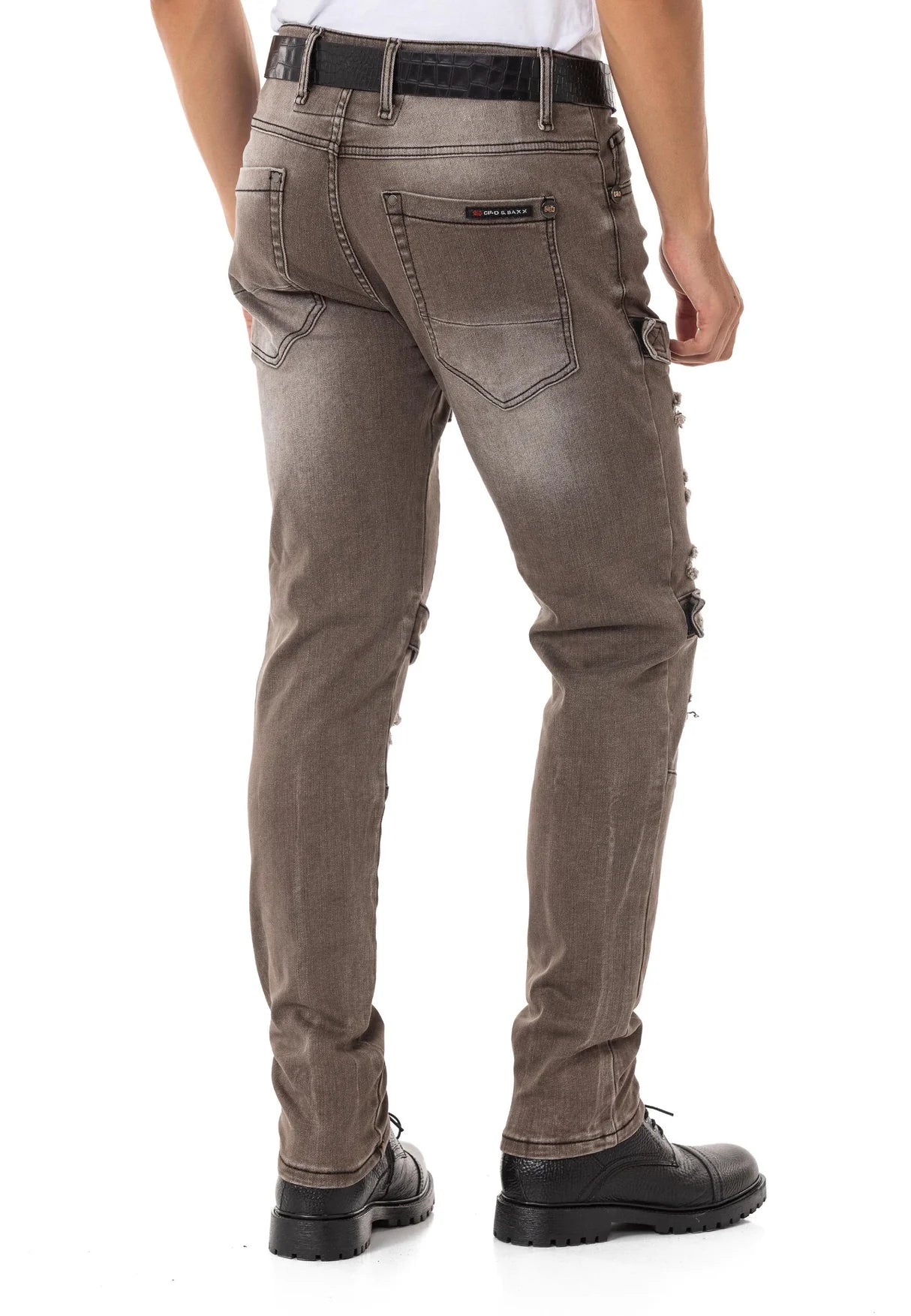 Cipo & Baxx ZERMATT Herren Jeans brown Denim CD555