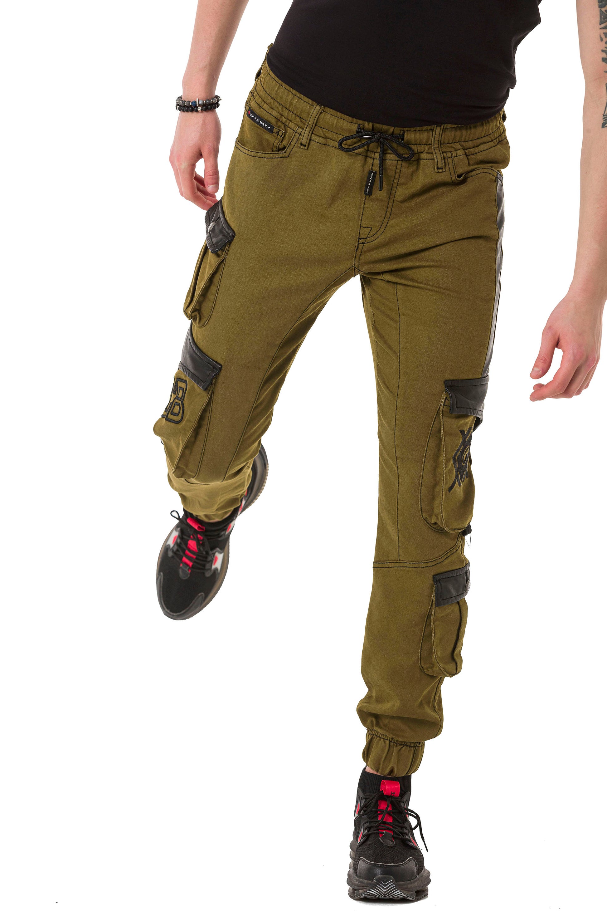 Jeans Mimetici Da Uomo Cipo & Baxx NATO Denim Taglio Dritto CD859 - Foto 9