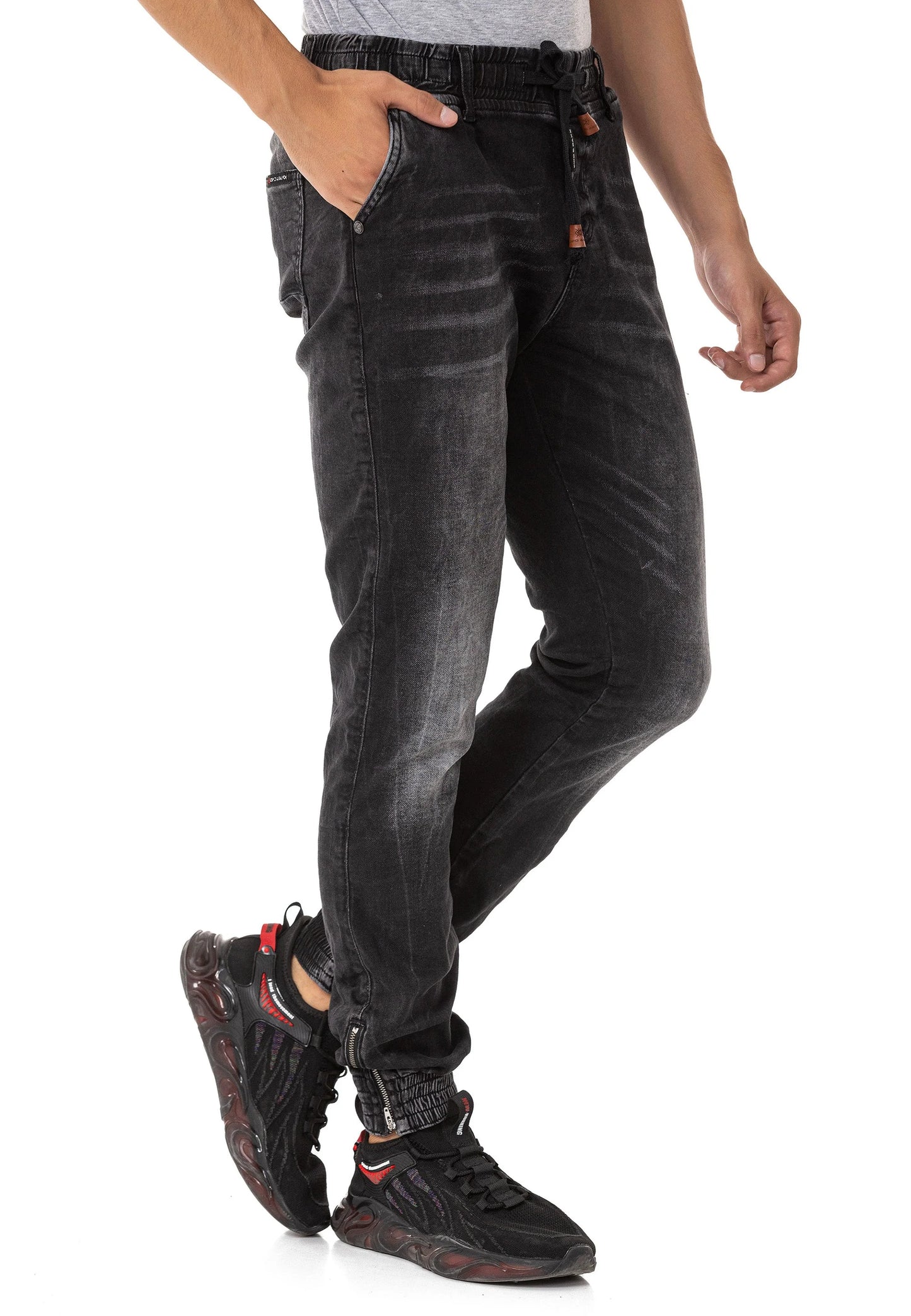 Cipo & Baxx BREST BLACK Herren Jeans Denim CD807