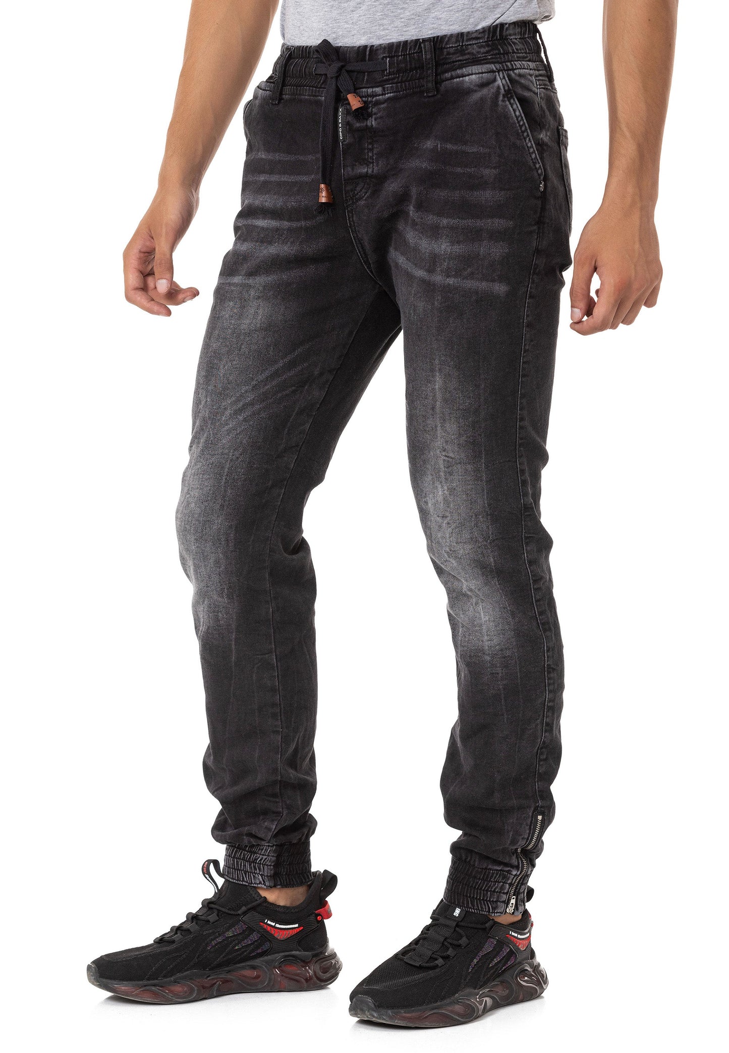 Cipo & Baxx BREST BLACK Herren Jeans Denim CD807