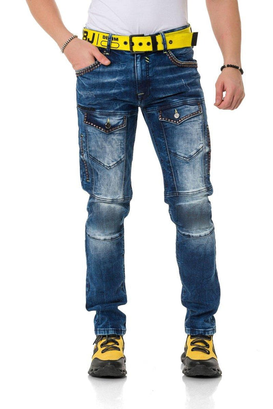 Vaqueros de hombre Cipo &amp; Baxx SEAN denim CD810