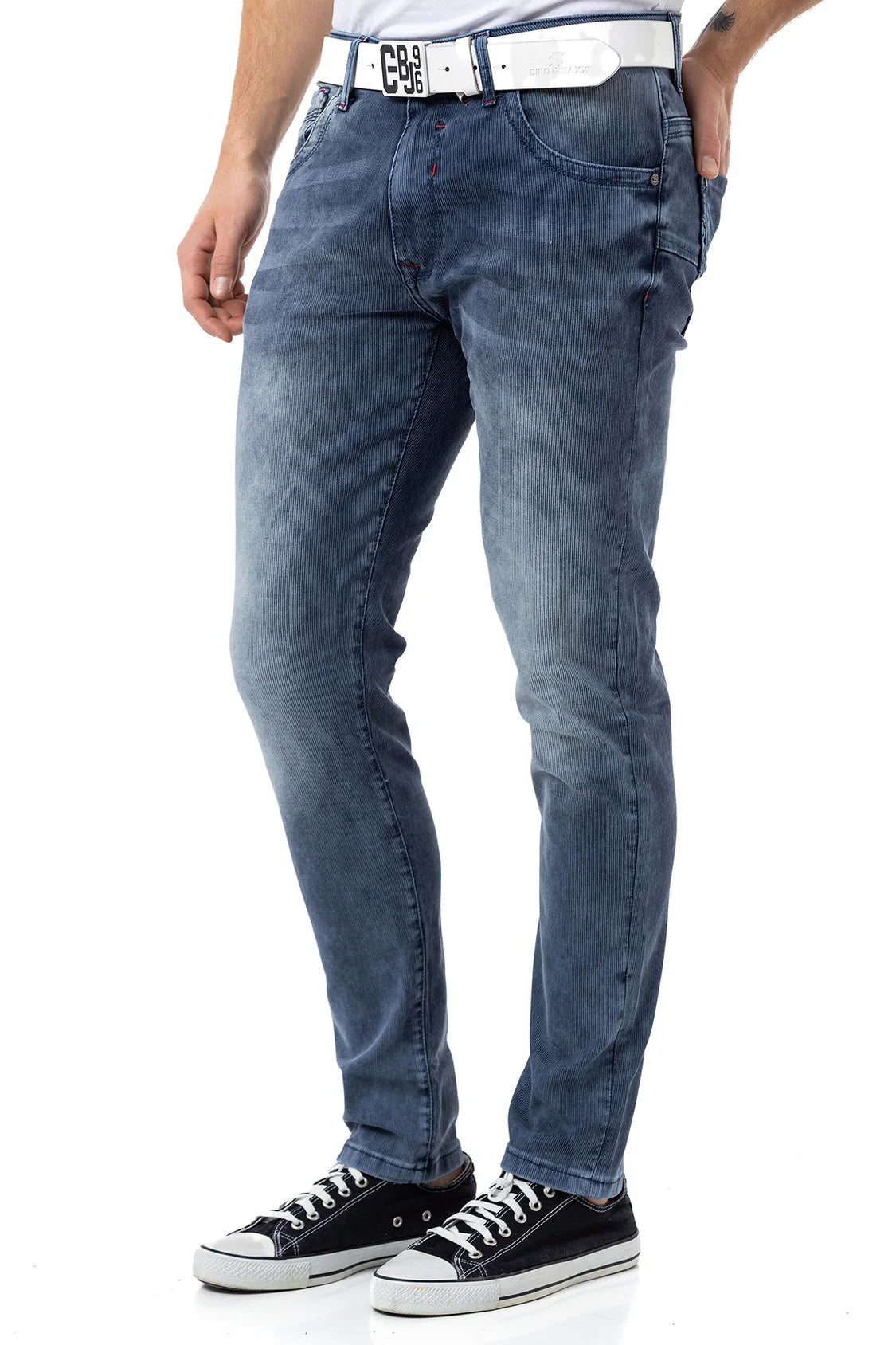 Cipo &amp; Baxx MERAN vaqueros de hombre denim CD811