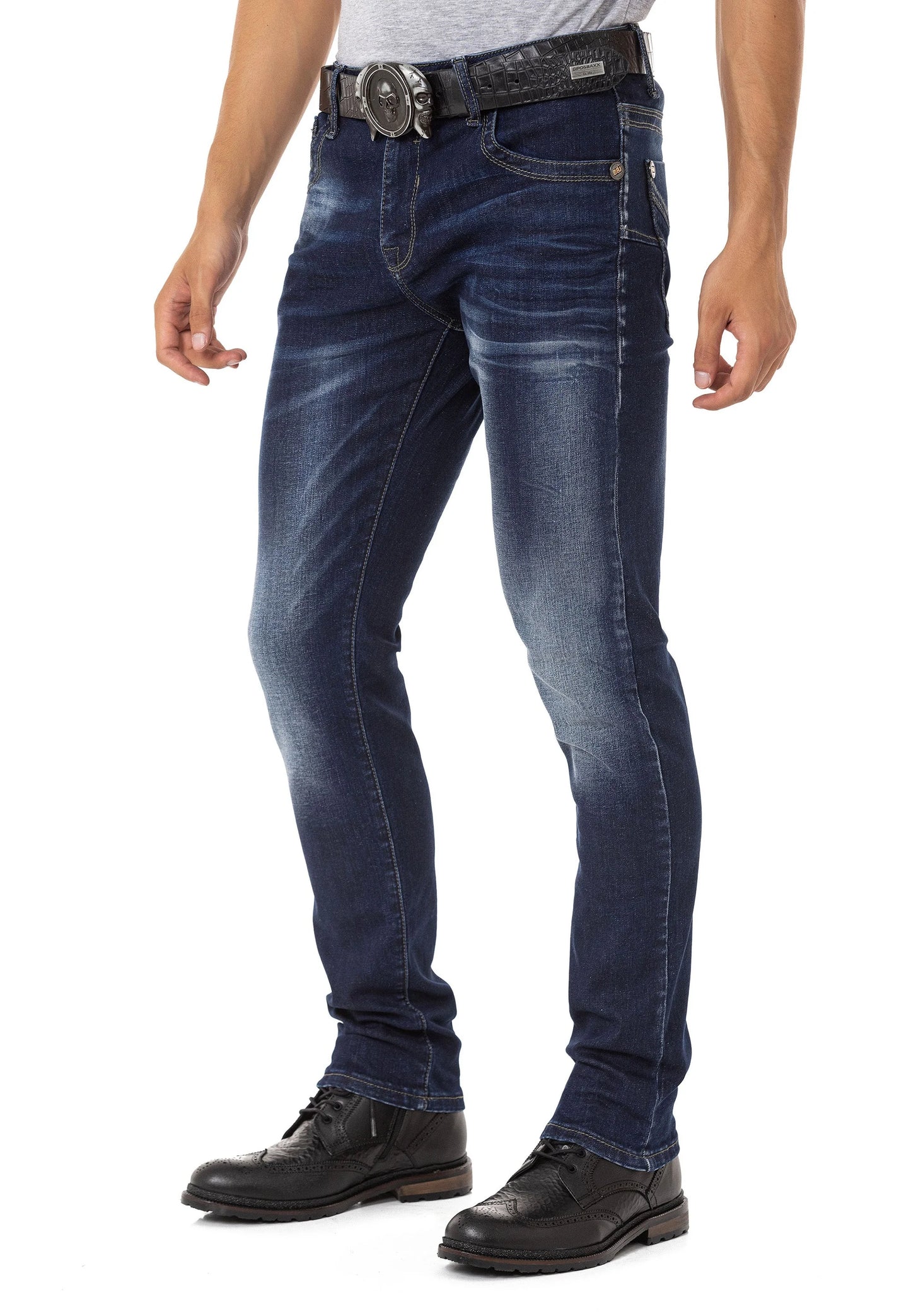 Cipo & Baxx ALAIN Herren Jeans Denim darkblue CD811