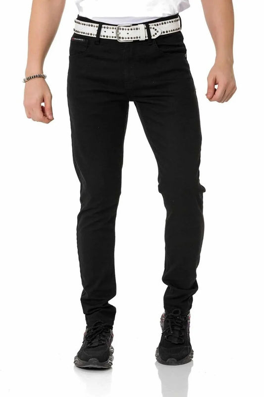 Cipo & Baxx Herren Jeans BALMAN Slim-Fit  black CD820