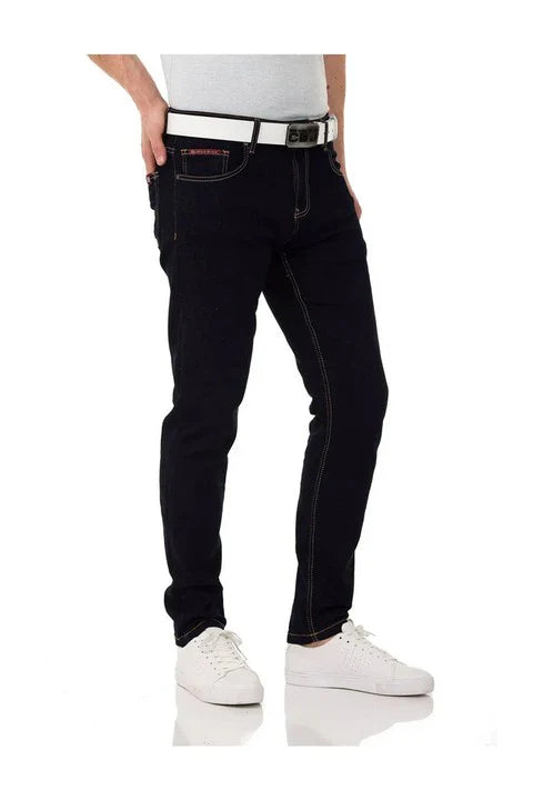 Cipo & Baxx BALMAN Herren Jeans Slim-Fit  black  Denim CD820