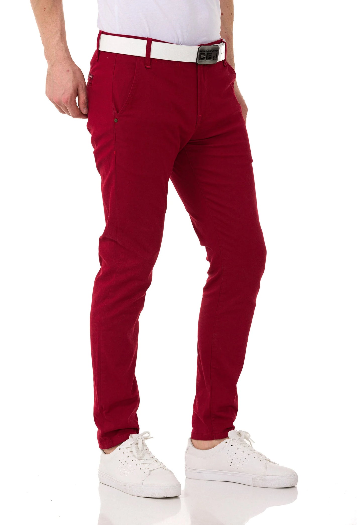 Cipo & Baxx PALMA Herren Jeans Denim rot CD842