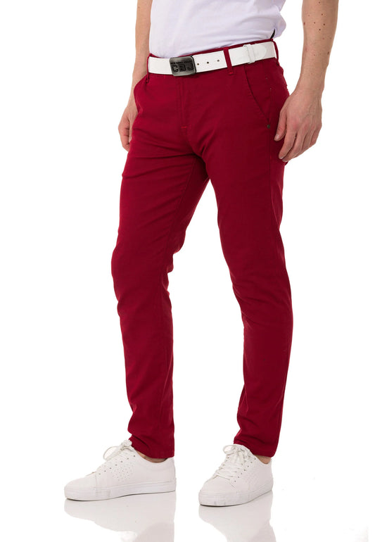 Cipo & Baxx PALMA Herren Jeans Denim rot CD842