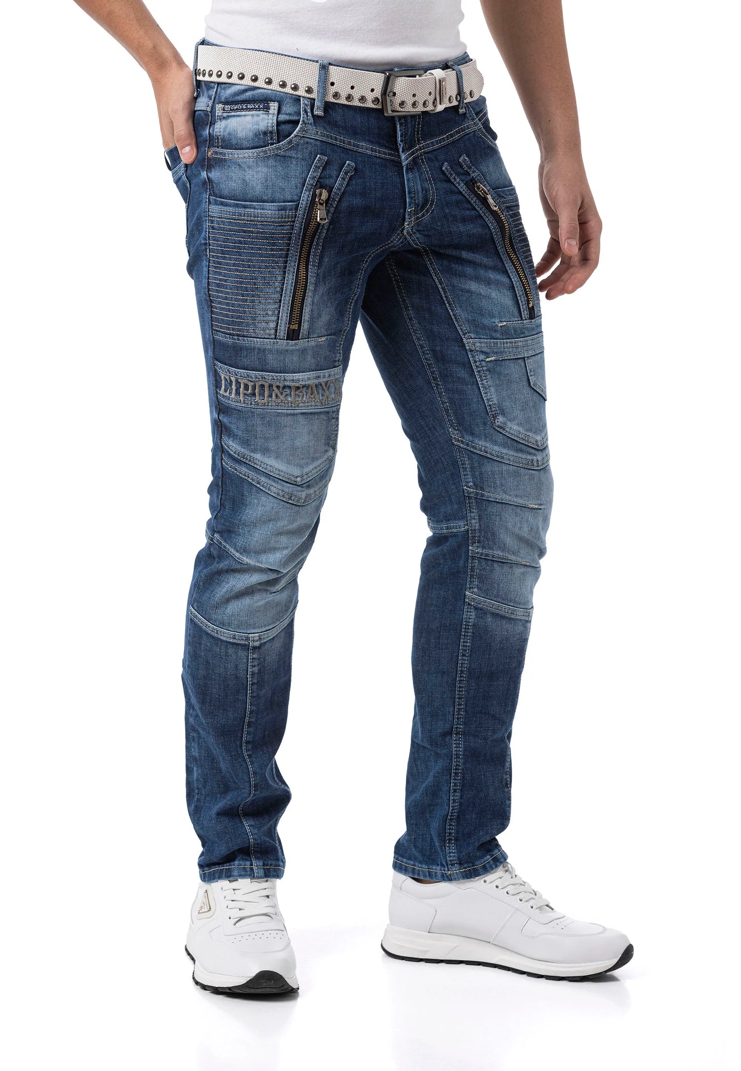 Cipo & Baxx STARGATE Herren Jeans Denim Blue CD844