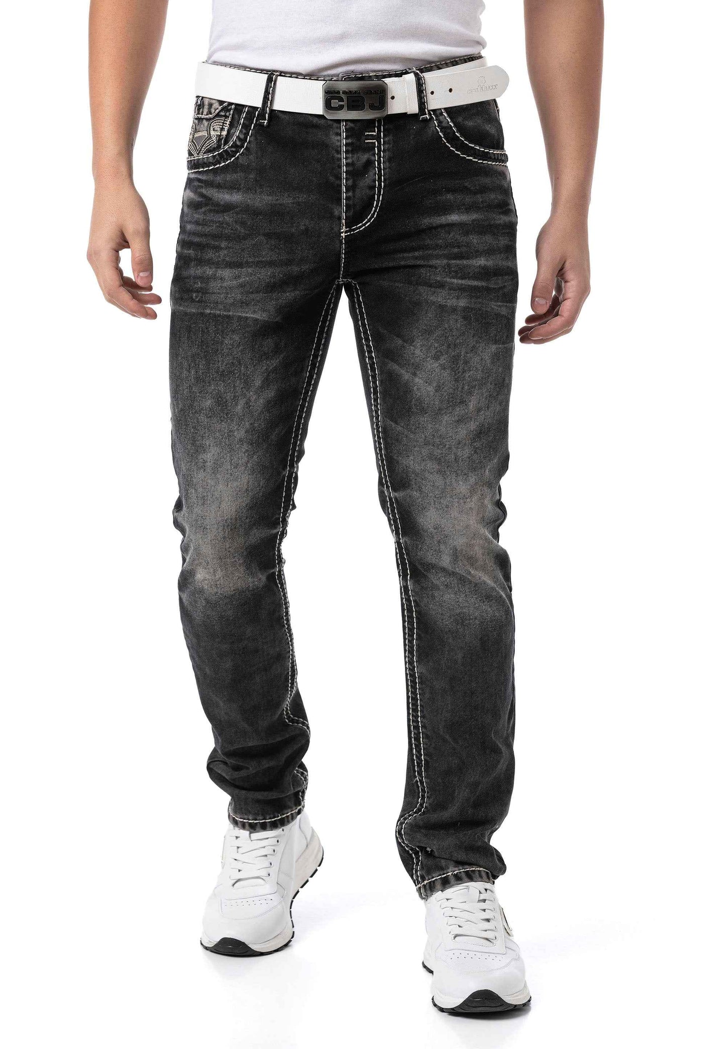 Cipo & Baxx RODEO Herren Jeans black Denim CD862