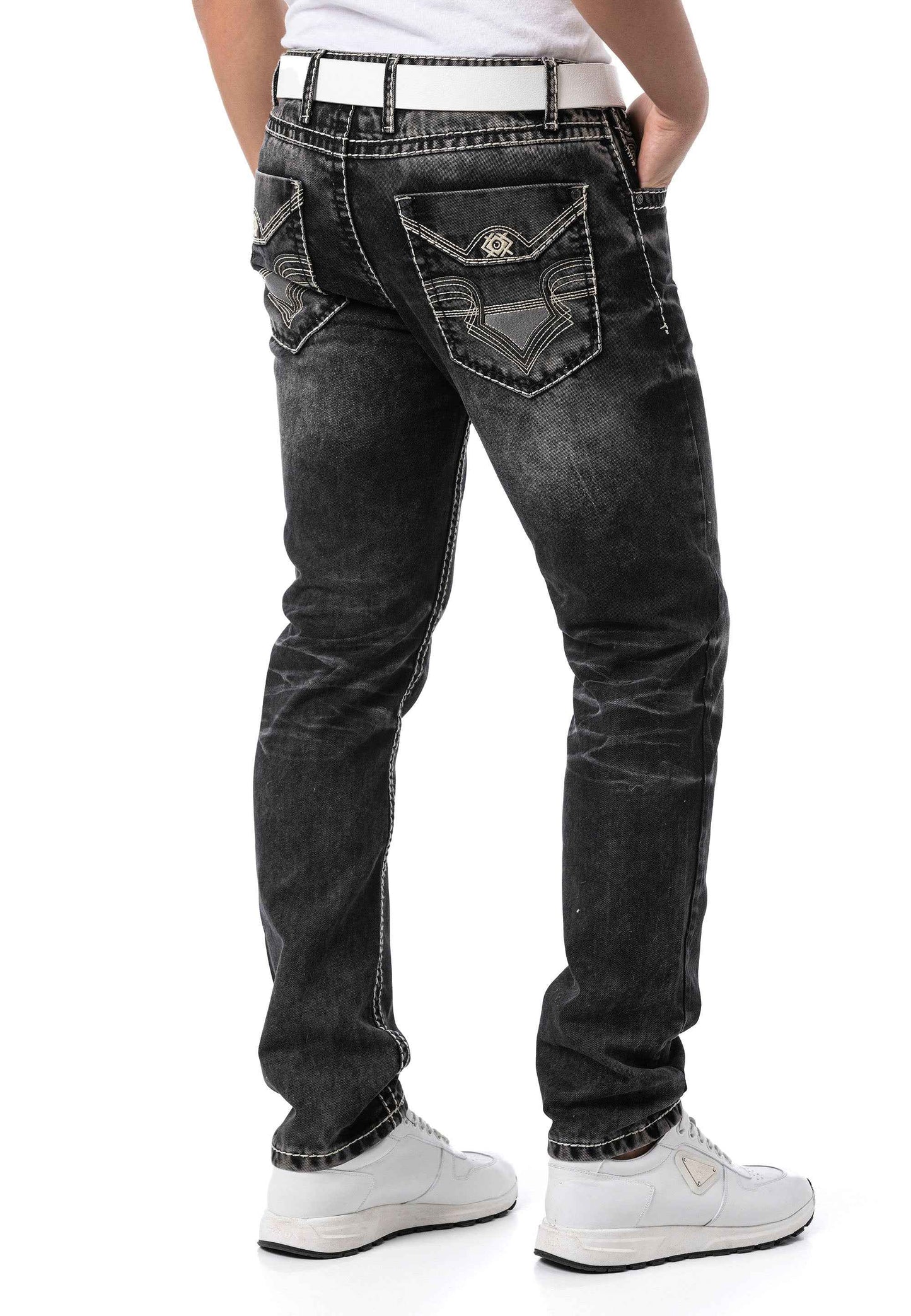 Cipo & Baxx RODEO Herren Jeans black Denim CD862