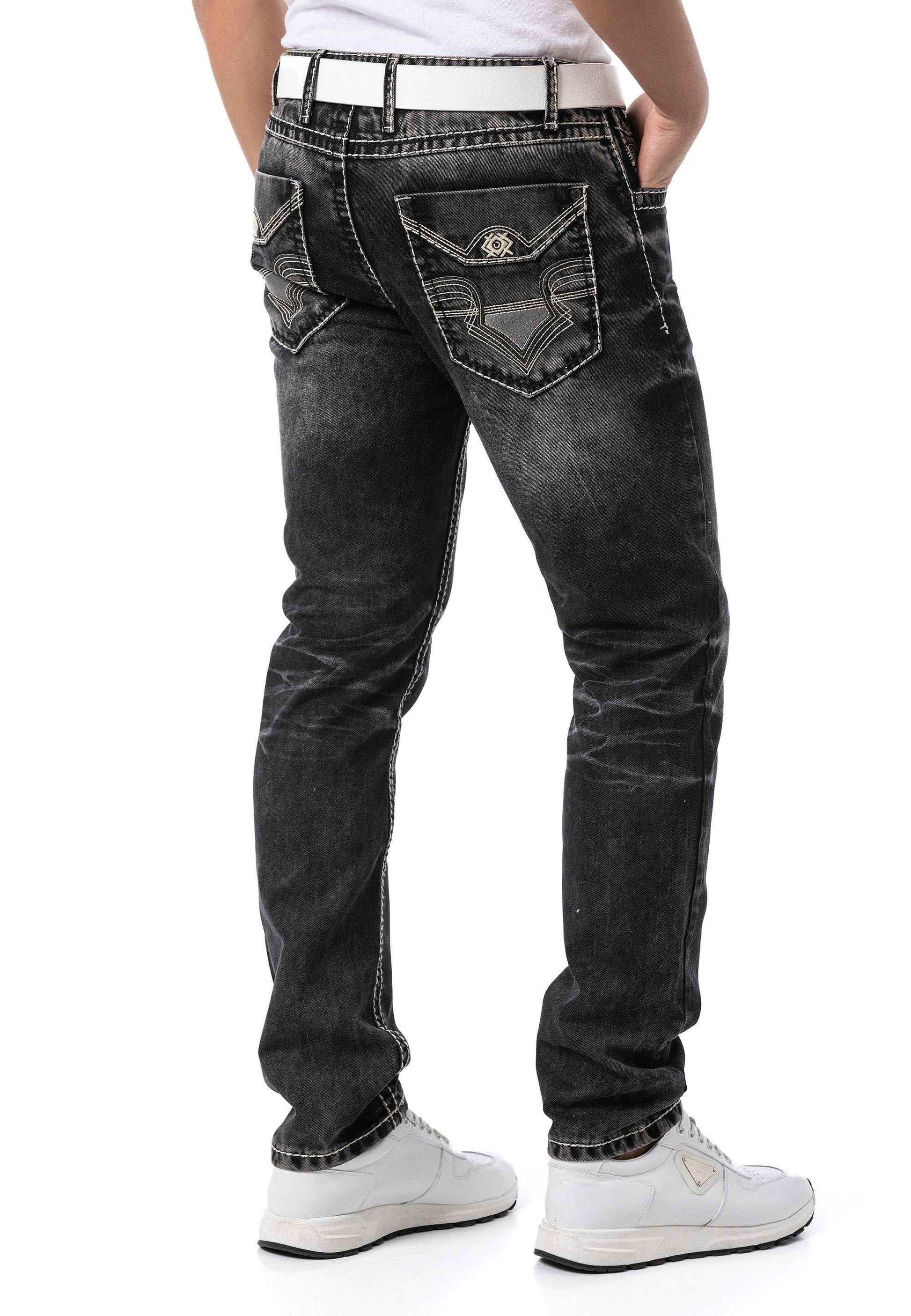 Cipo & Baxx RODEO Herren Jeans black Denim CD862