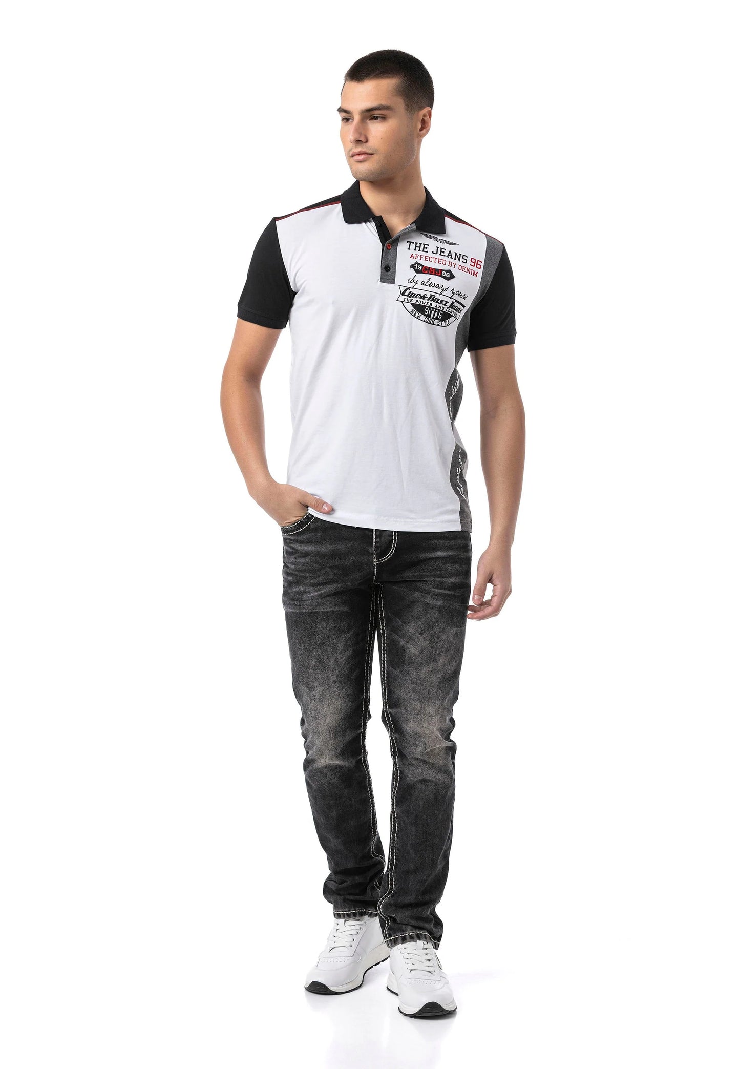 Cipo & Baxx RODEO Herren Jeans black Denim CD862