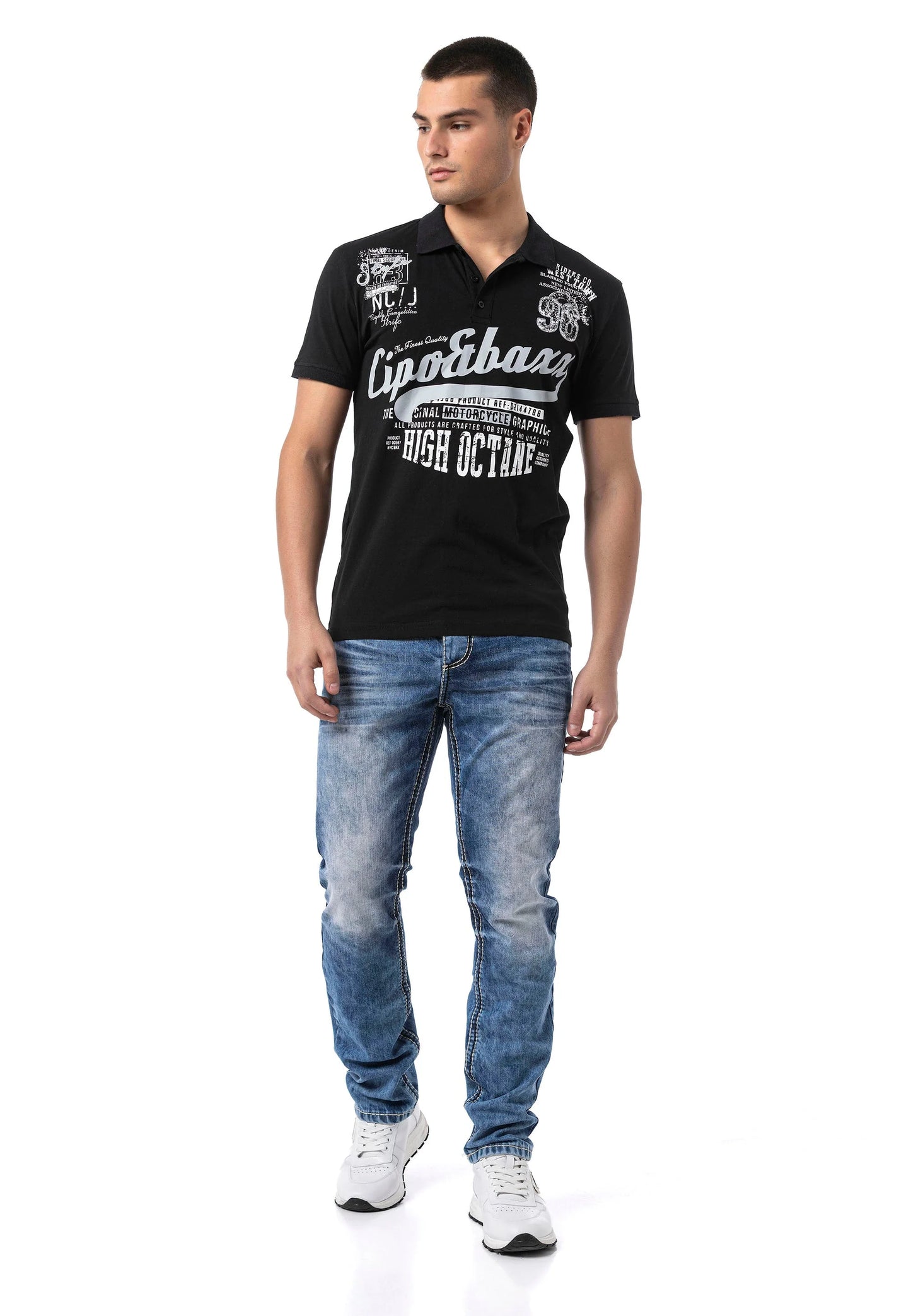 Cipo & Baxx RODEO Herren Jeans blue Denim CD862