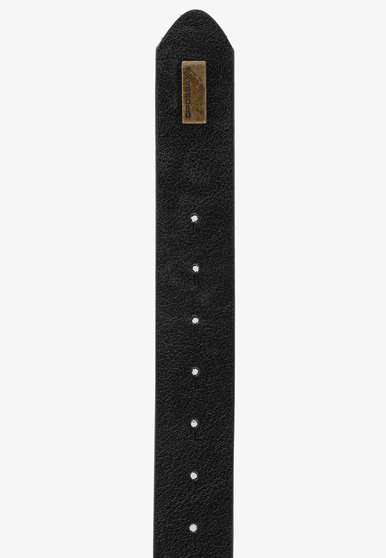 Cipo & Baxx Herren Leder Gürtel CG169 black