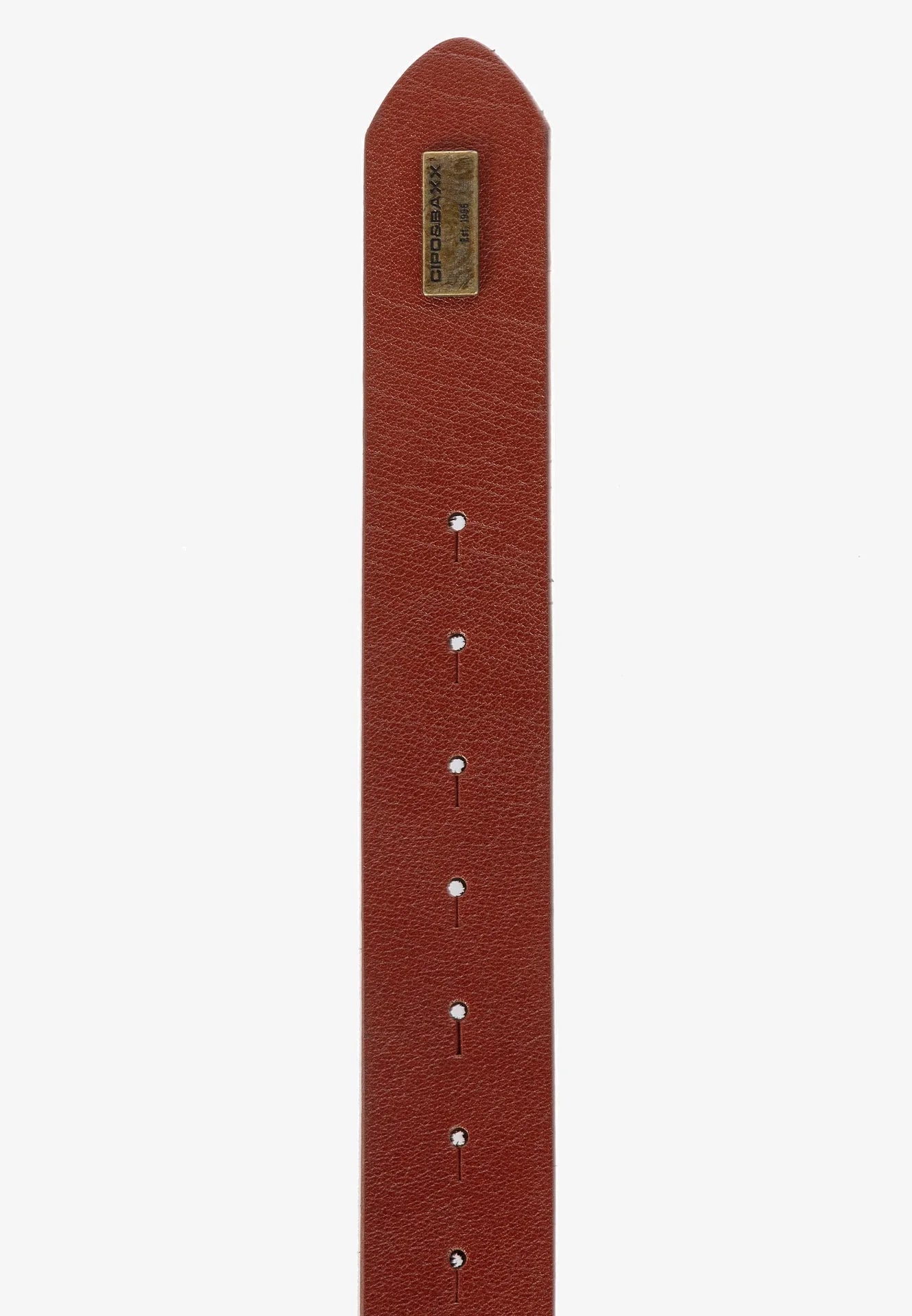 Cipo & Baxx Herren Leder Gürtel CG169 tabakbraun